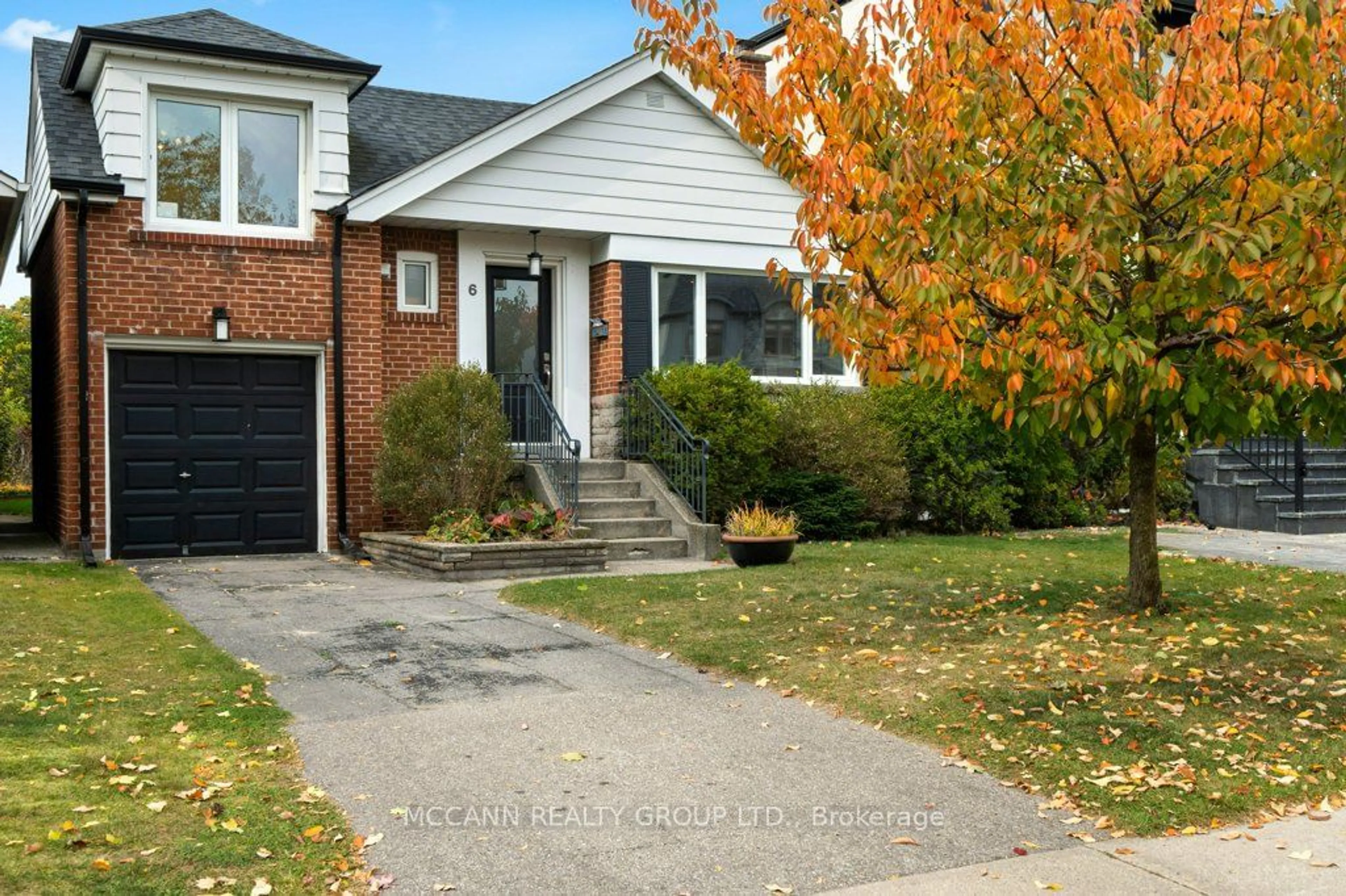 Home with brick exterior material for 6 Hunt Club Dr, Toronto Ontario M1N 2W8