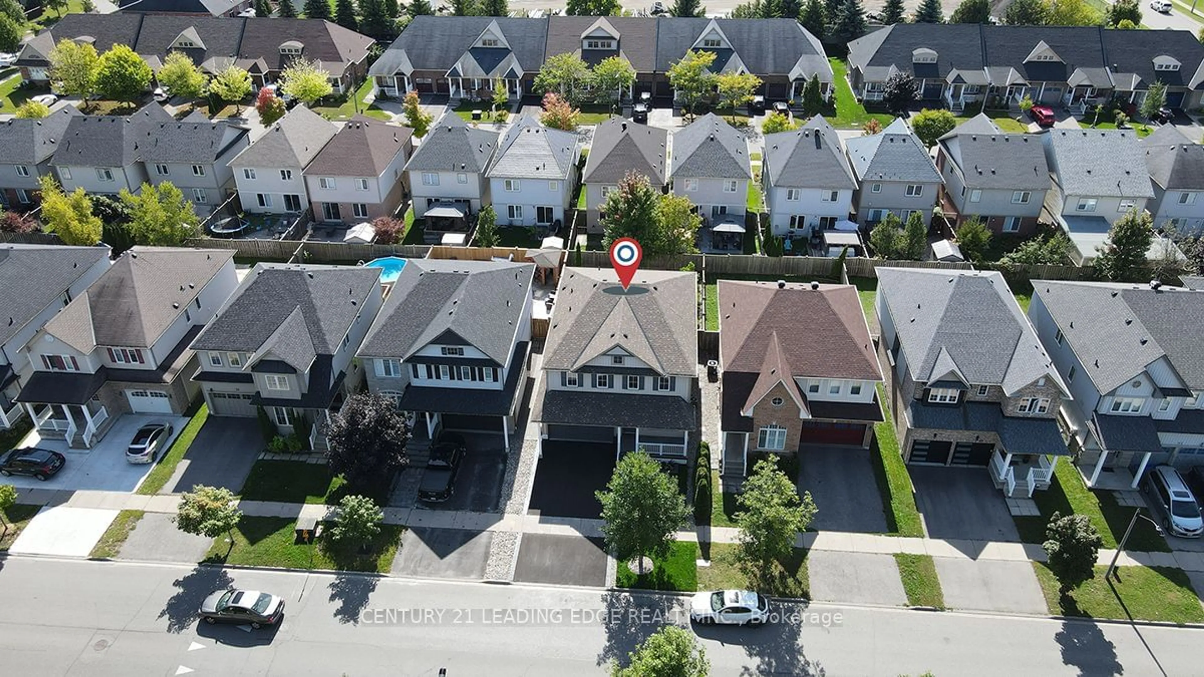 Frontside or backside of a home, the street view for 71 Robert Attersley Dr, Whitby Ontario L1R 0B7