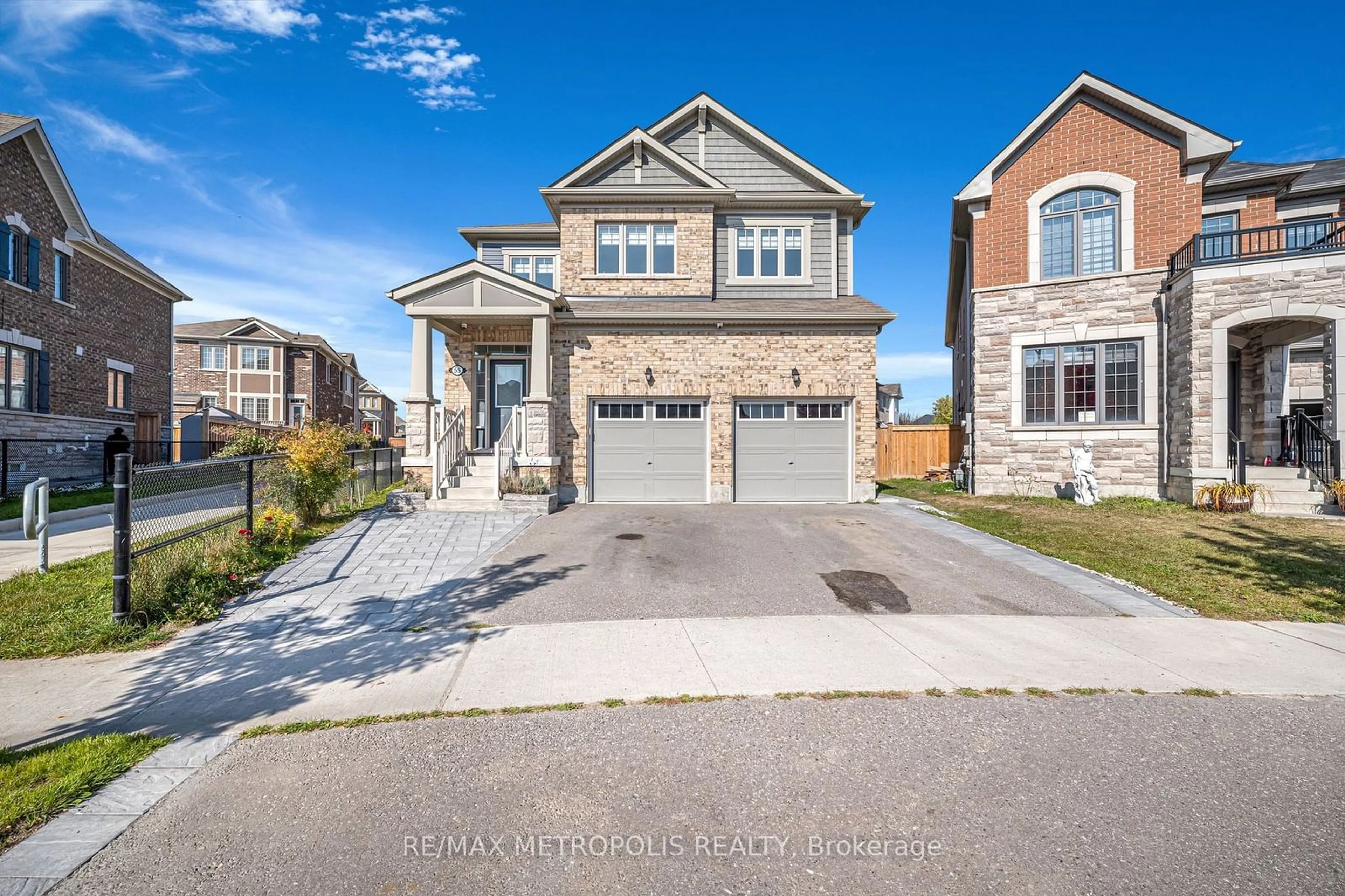 Frontside or backside of a home, the street view for 55 Westfield Dr, Whitby Ontario L1P 0E8