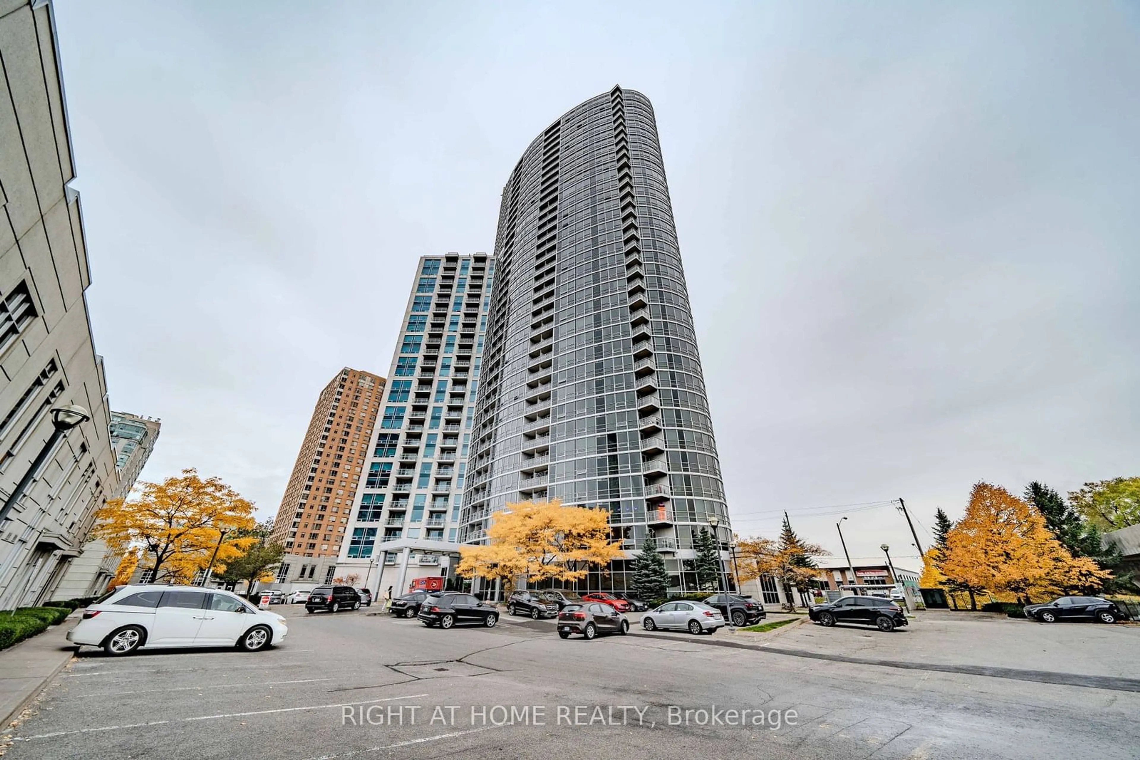 A pic from exterior of the house or condo, the street view for 83 Borough Dr #206, Toronto Ontario M1P 5E4