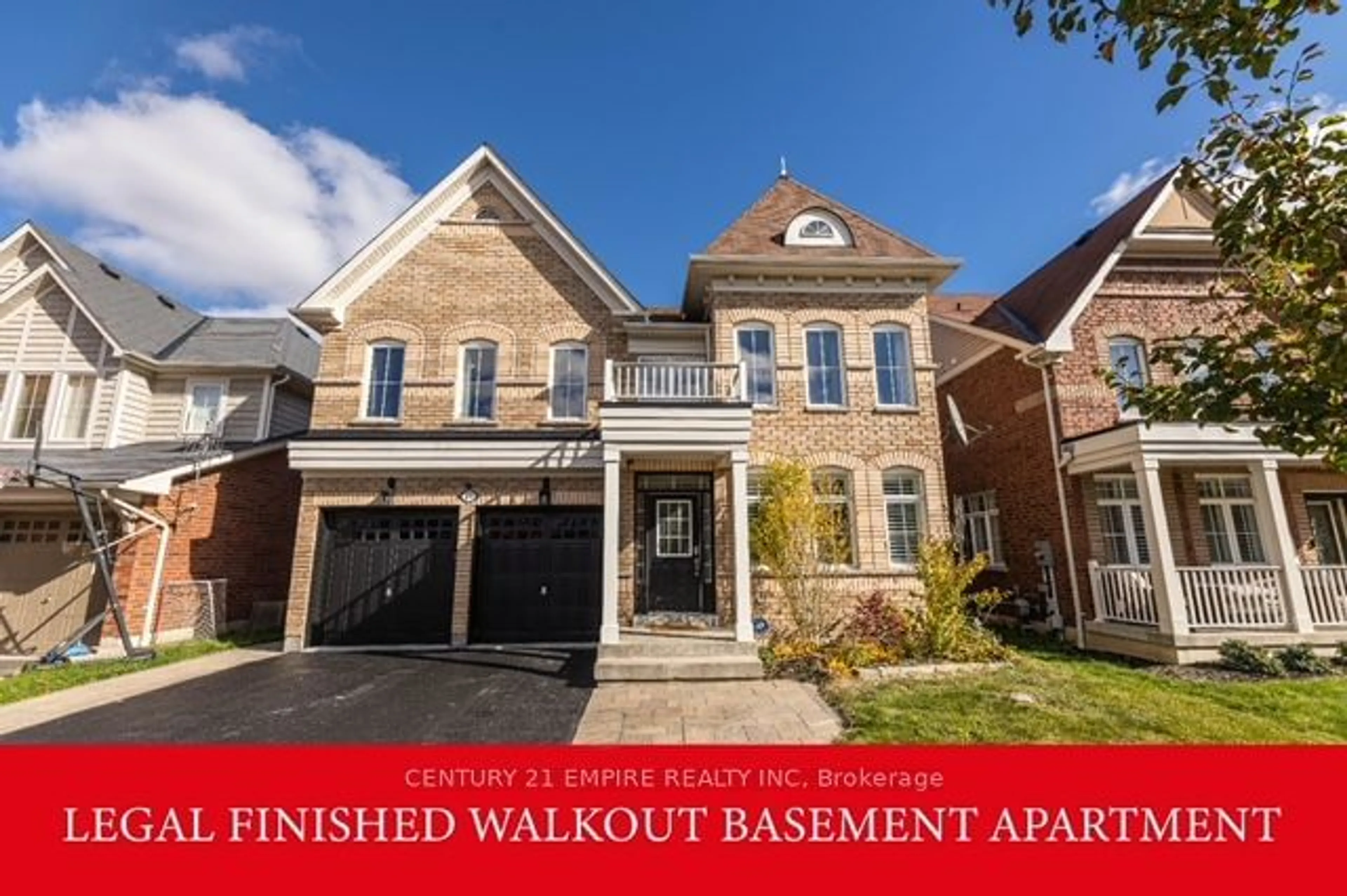 Home with brick exterior material for 21 Denbury Crt, Whitby Ontario L1M 2N9