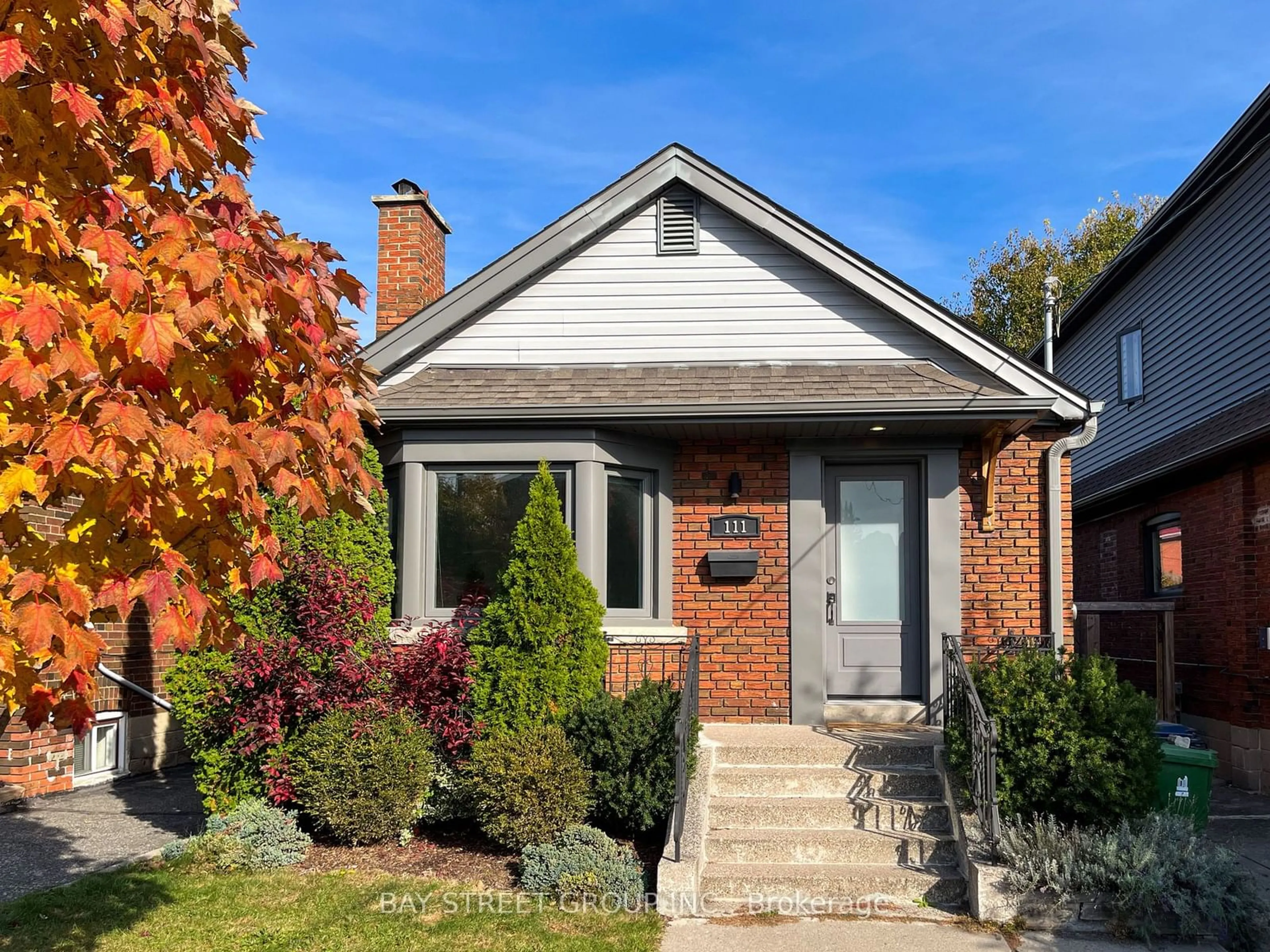 Home with brick exterior material for 111 Frankdale Ave, Toronto Ontario M4J 4A4