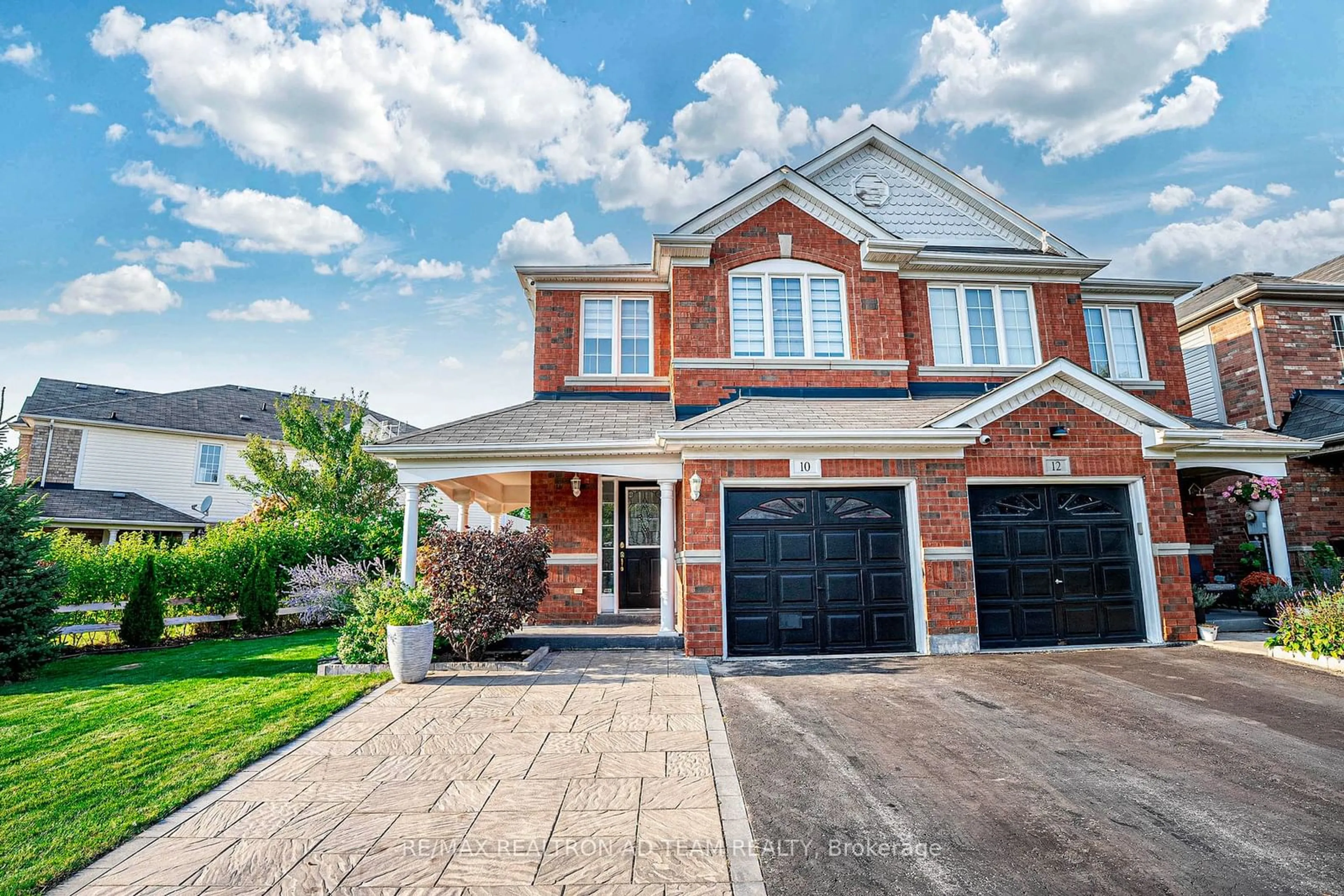 Home with brick exterior material for 10 Tozer Cres, Ajax Ontario L1T 4Z9