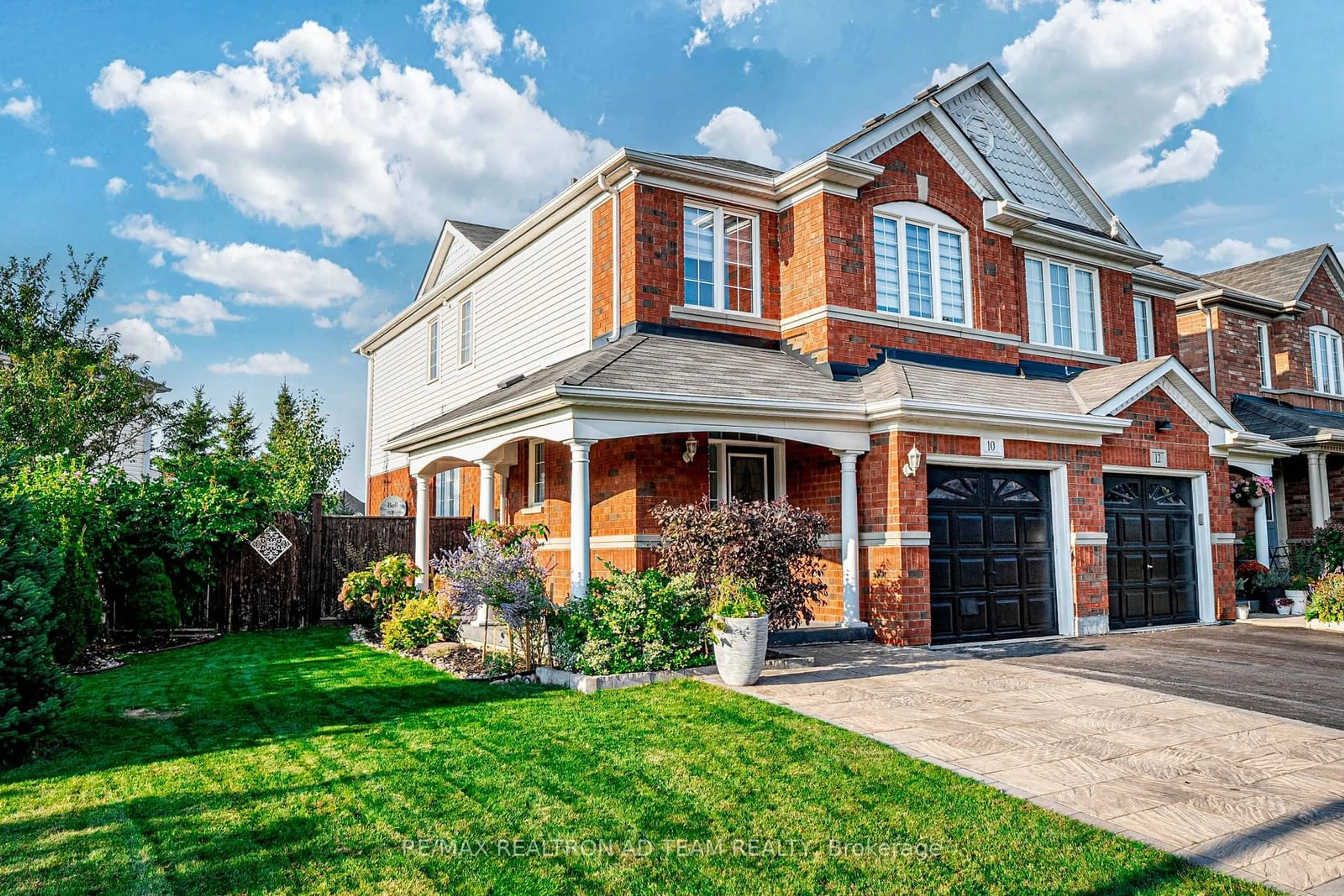 Home with brick exterior material for 10 Tozer Cres, Ajax Ontario L1T 4Z9