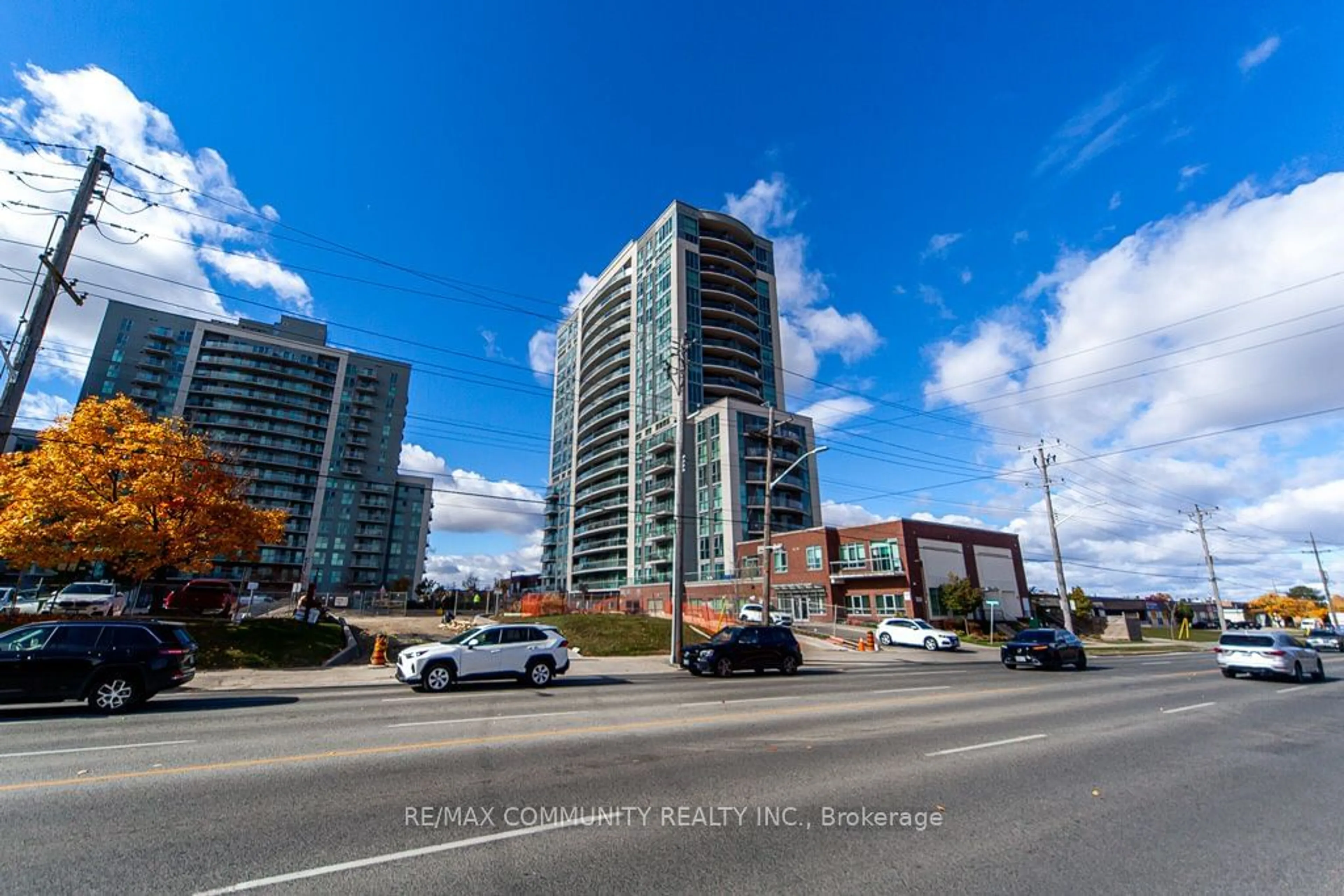 A pic from exterior of the house or condo, the street view for 1328 Birchmount Rd #1903, Toronto Ontario M1R 0B6