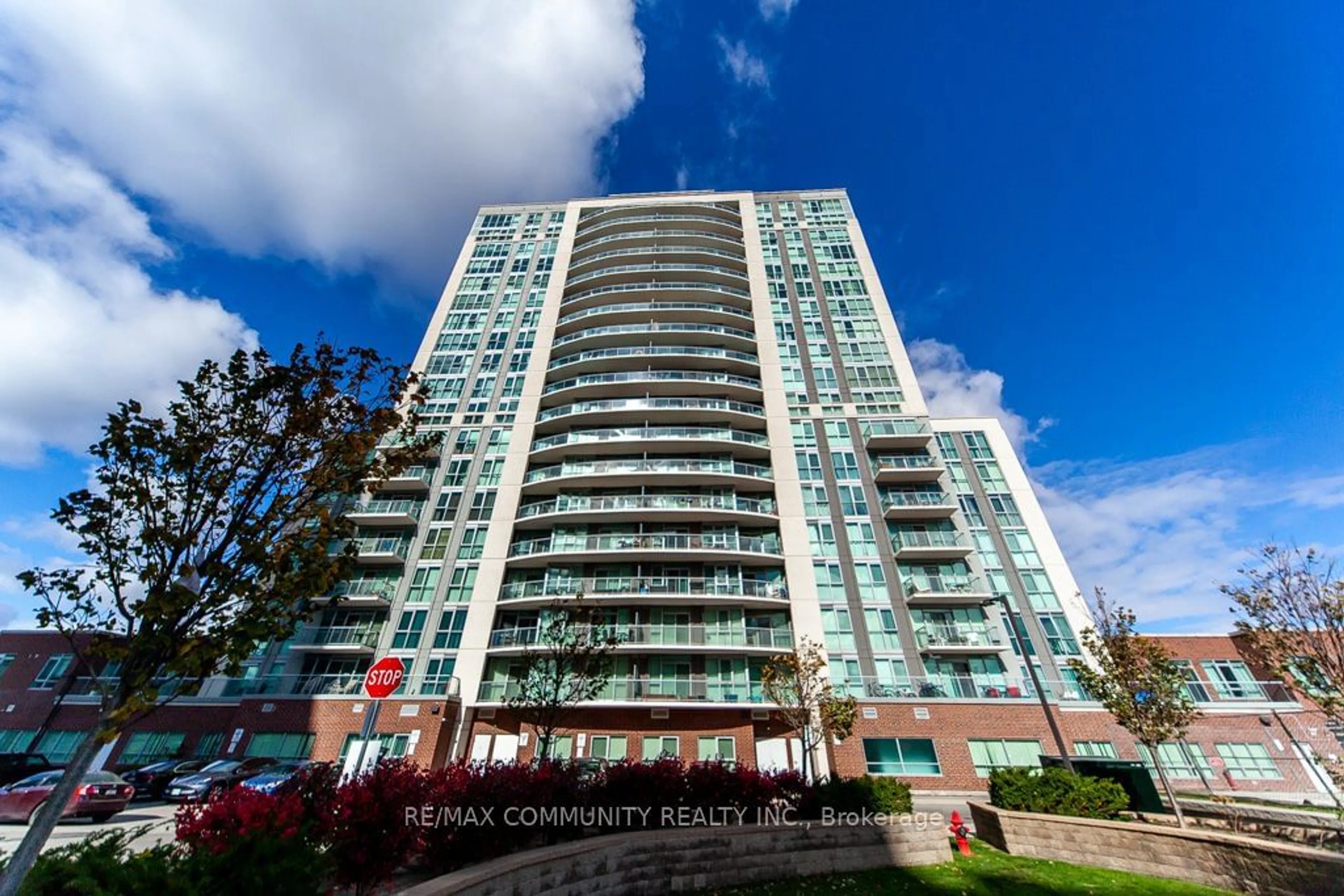 A pic from exterior of the house or condo, the front or back of building for 1328 Birchmount Rd #1903, Toronto Ontario M1R 0B6