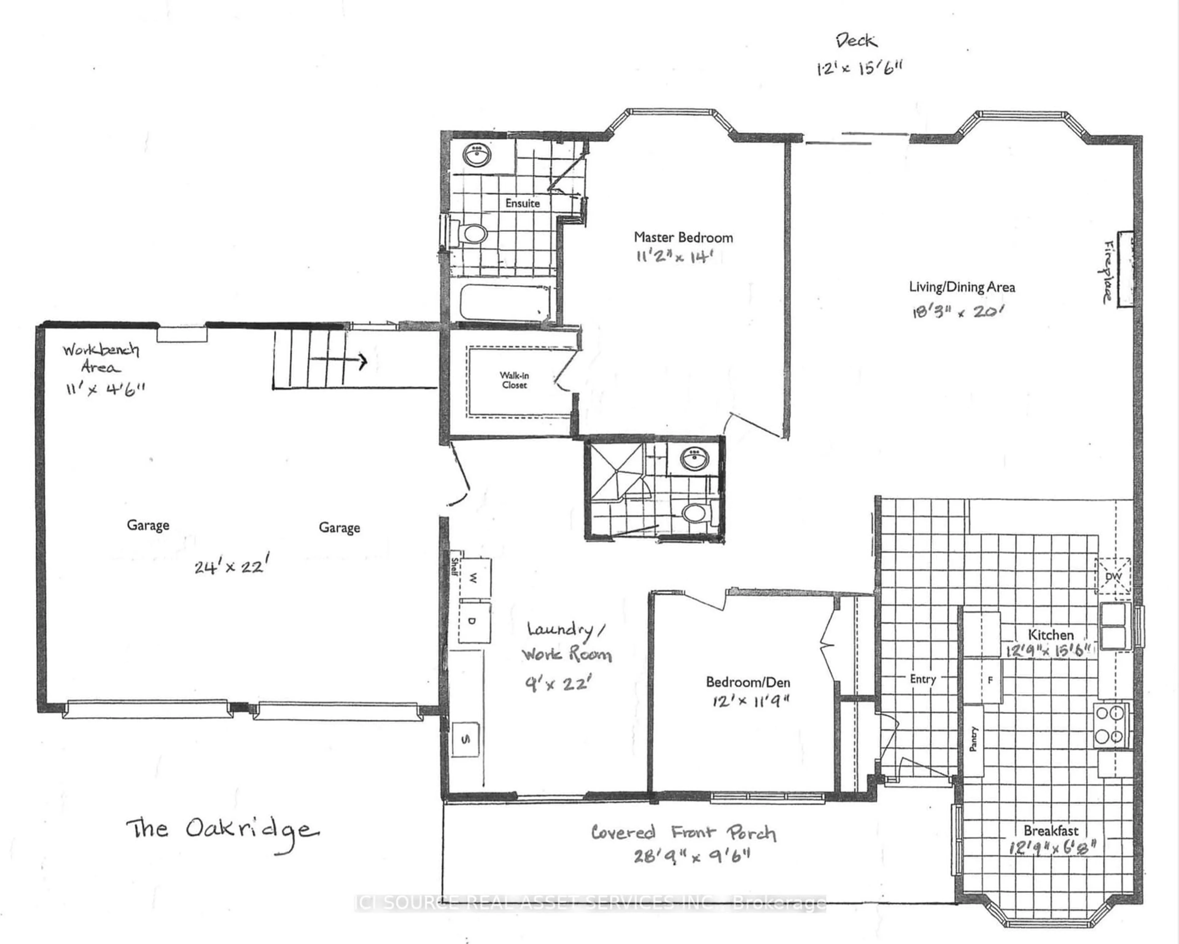 Floor plan for 202 Wilmot Tr, Clarington Ontario L1B 1B2