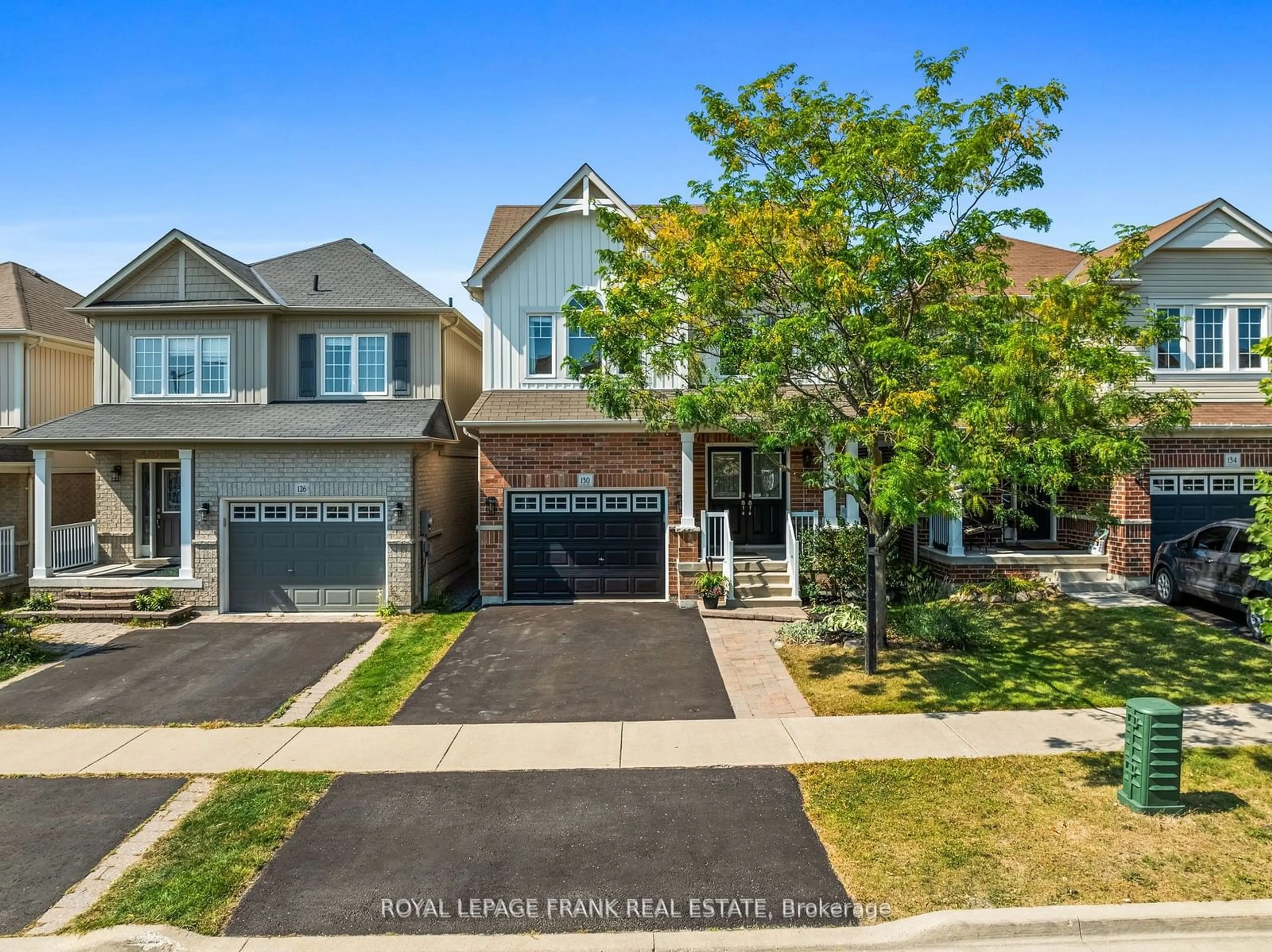 Frontside or backside of a home, the street view for 130 Worden Dr, Clarington Ontario L1E 0C7