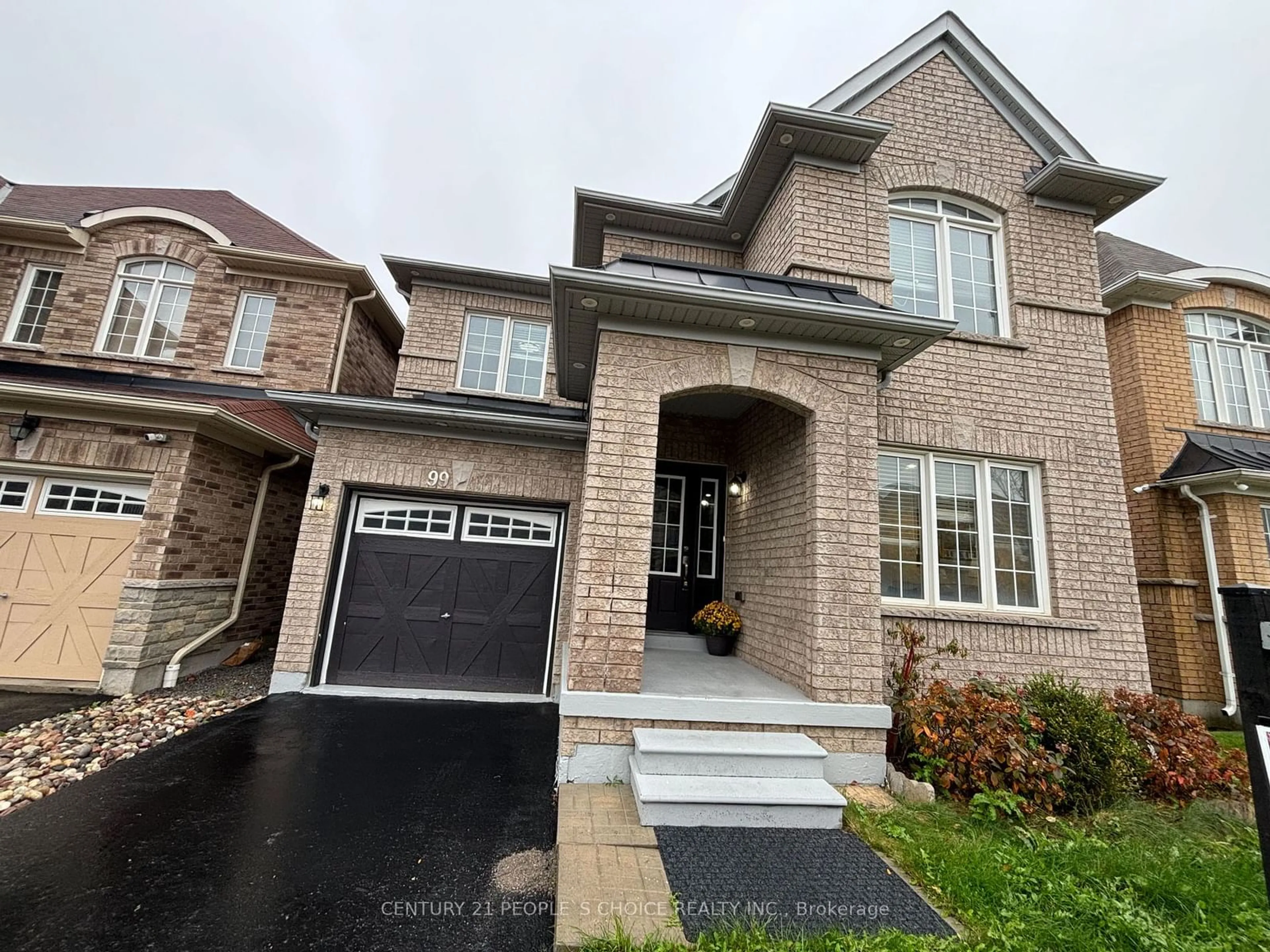 Home with brick exterior material for 99 Oswell Dr, Ajax Ontario L1Z 0L5