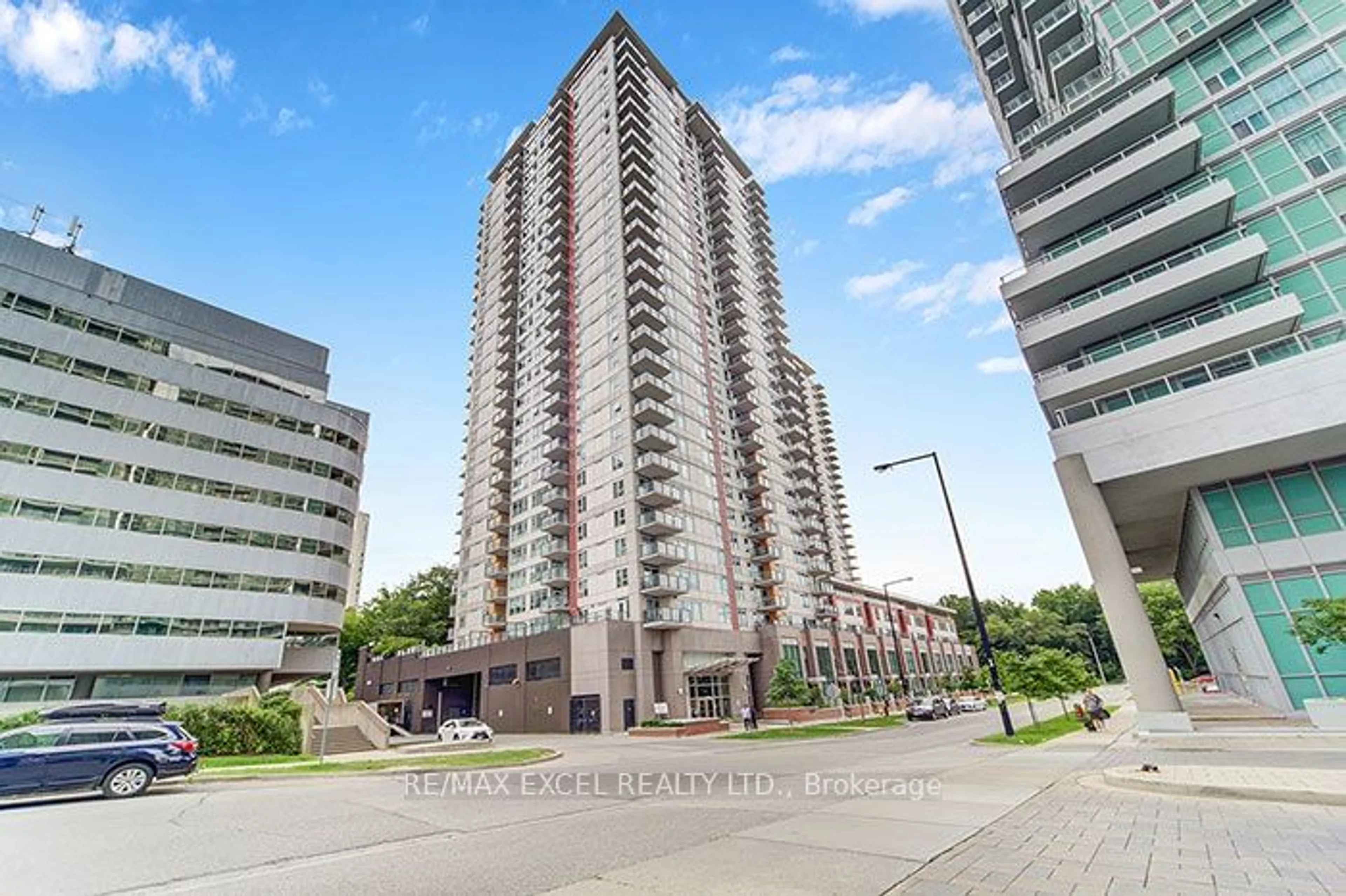 A pic from exterior of the house or condo, the front or back of building for 25 Town Centre Crt St #608, Toronto Ontario M1P 0B4