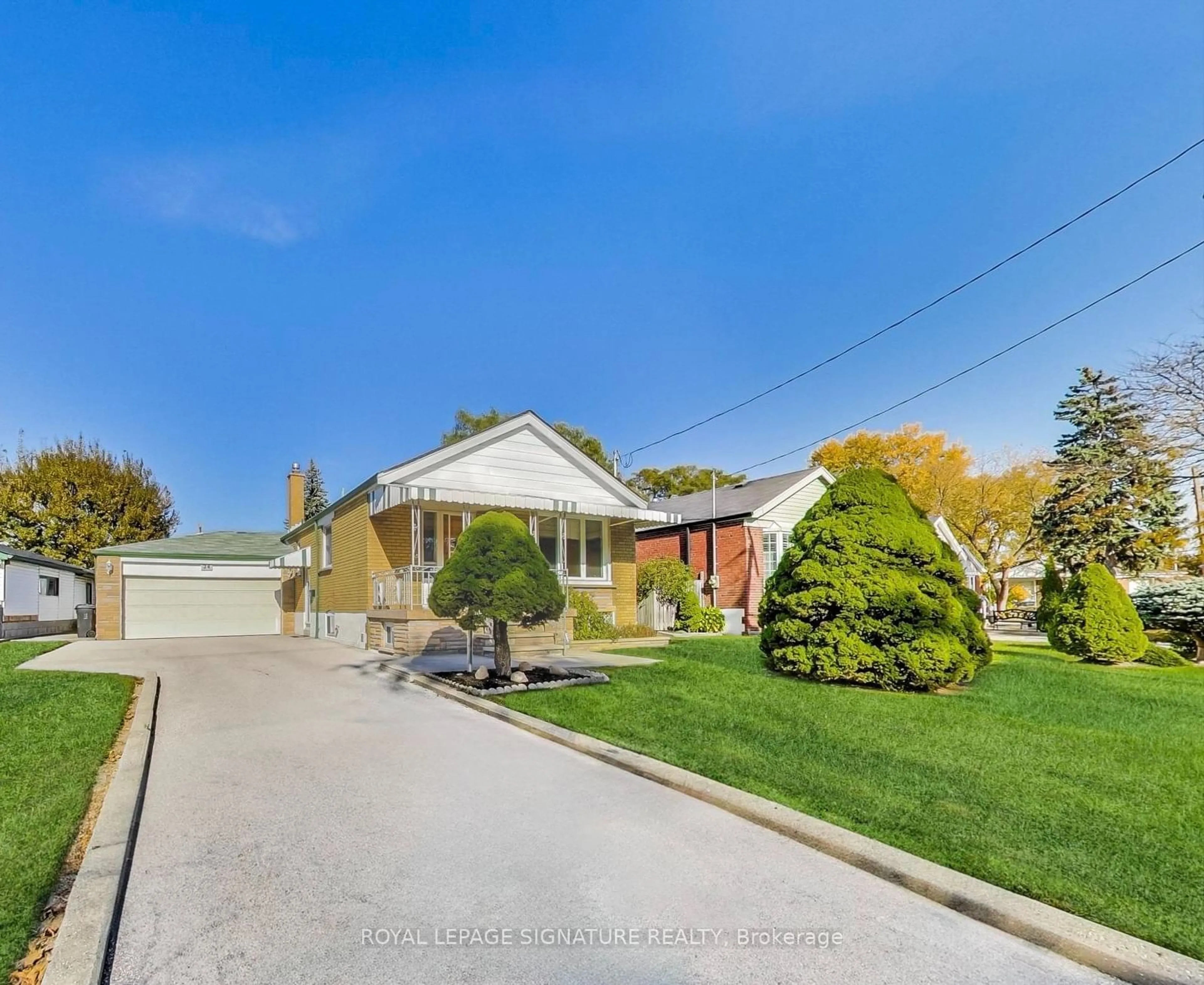 Frontside or backside of a home, the street view for 24 Castille Ave, Toronto Ontario M1R 2C1