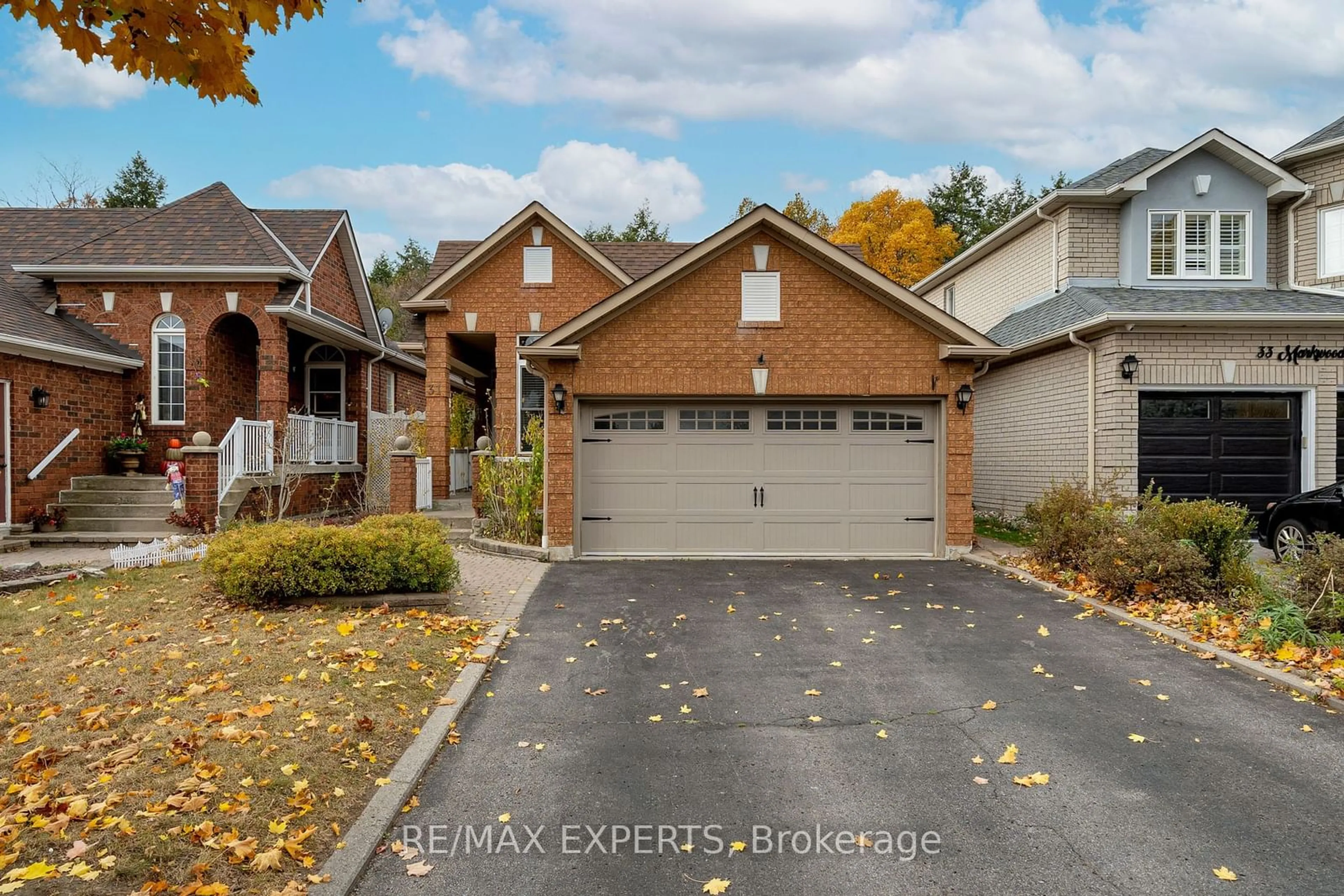 Home with brick exterior material for 31 Markwood Cres, Whitby Ontario L1R 2S3