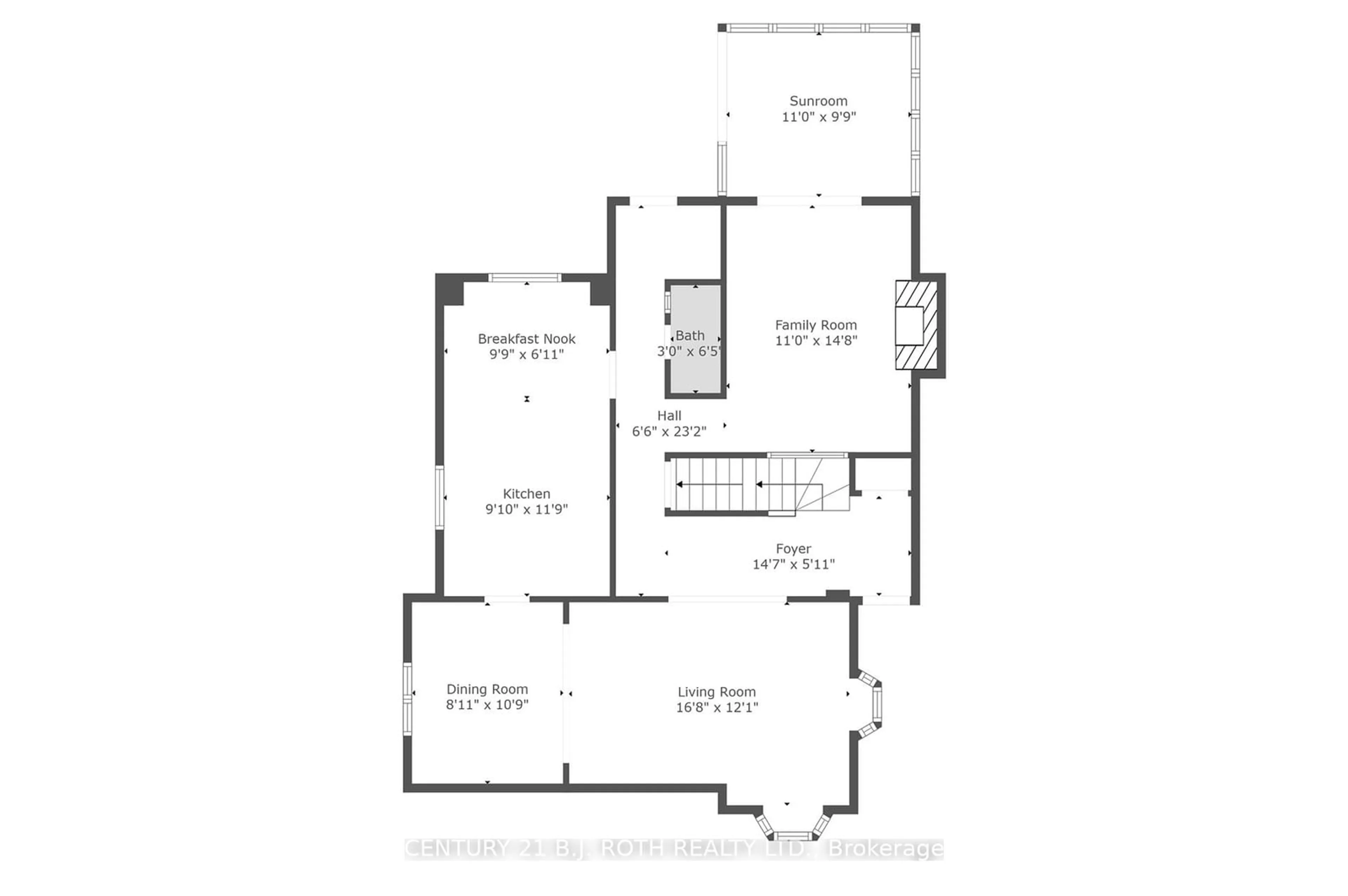 Floor plan for 35 LONGBOW Sq, Toronto Ontario M1W 2W6