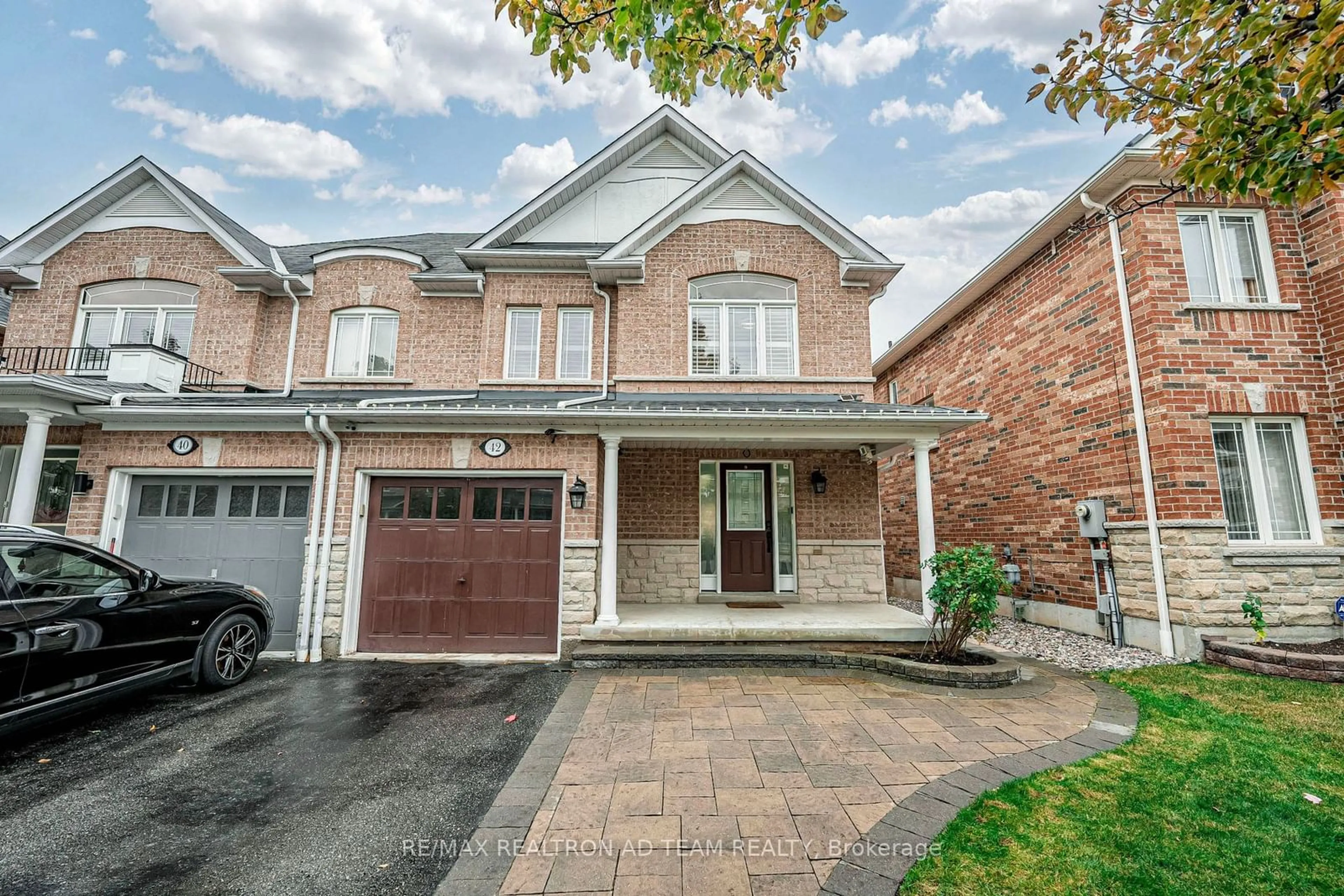 Home with brick exterior material for 42 Whitlock Cres, Ajax Ontario L1Z 2B1