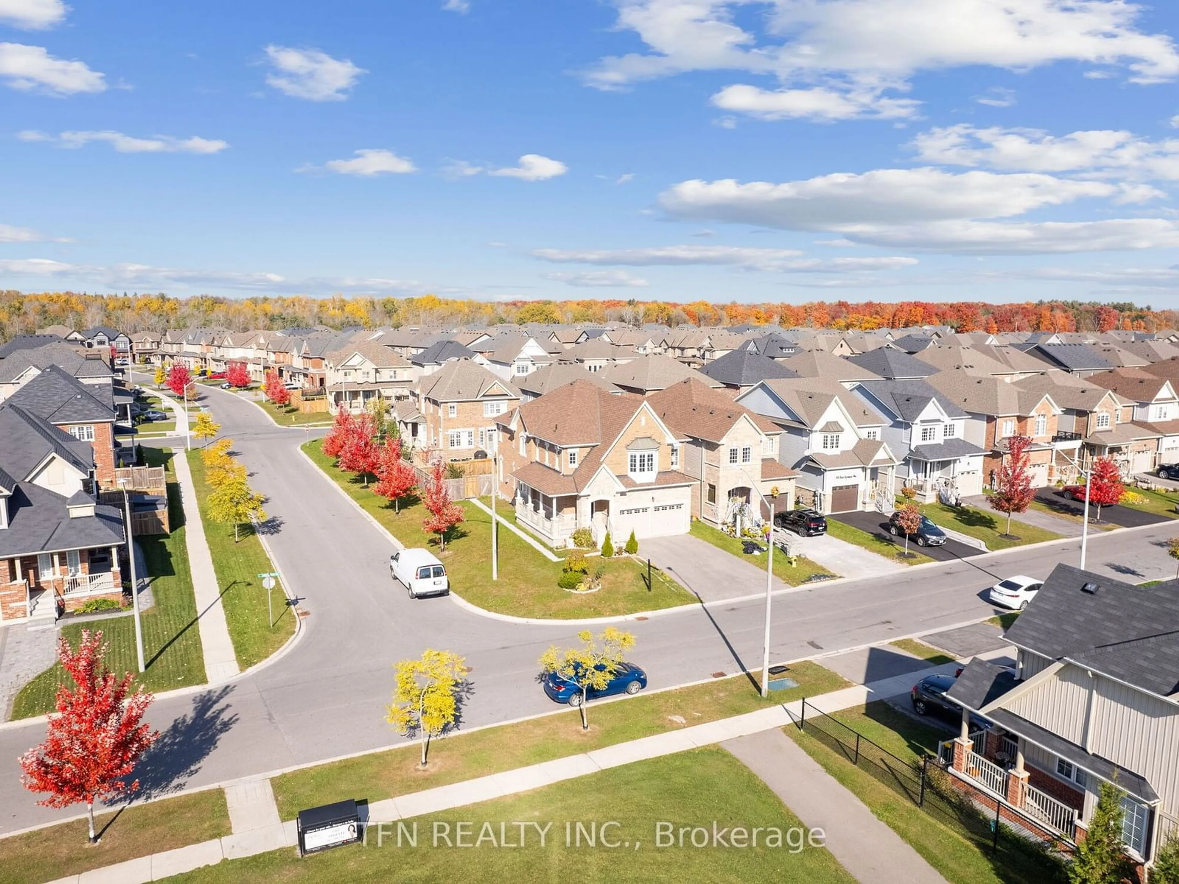 Frontside or backside of a home, the street view for 72 Fred Jackman Ave, Clarington Ontario L1C 0N7