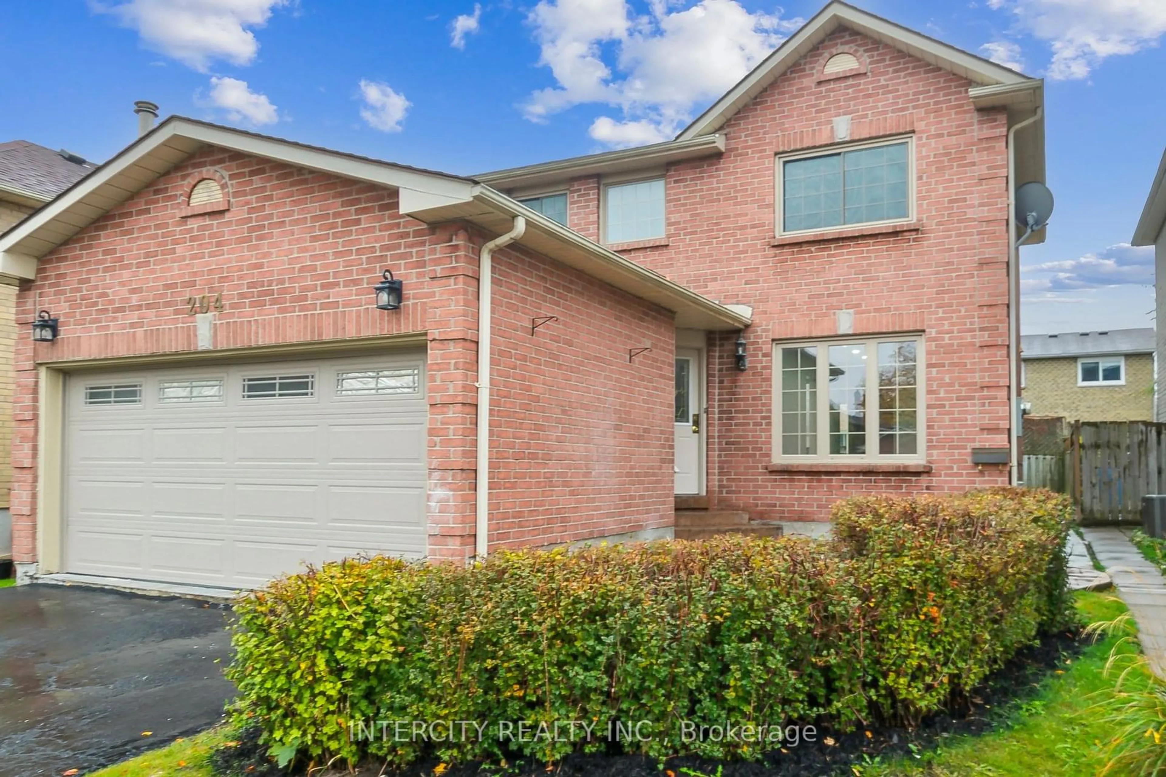 Home with brick exterior material for 204 Delaney Dr, Ajax Ontario L1T 2B4