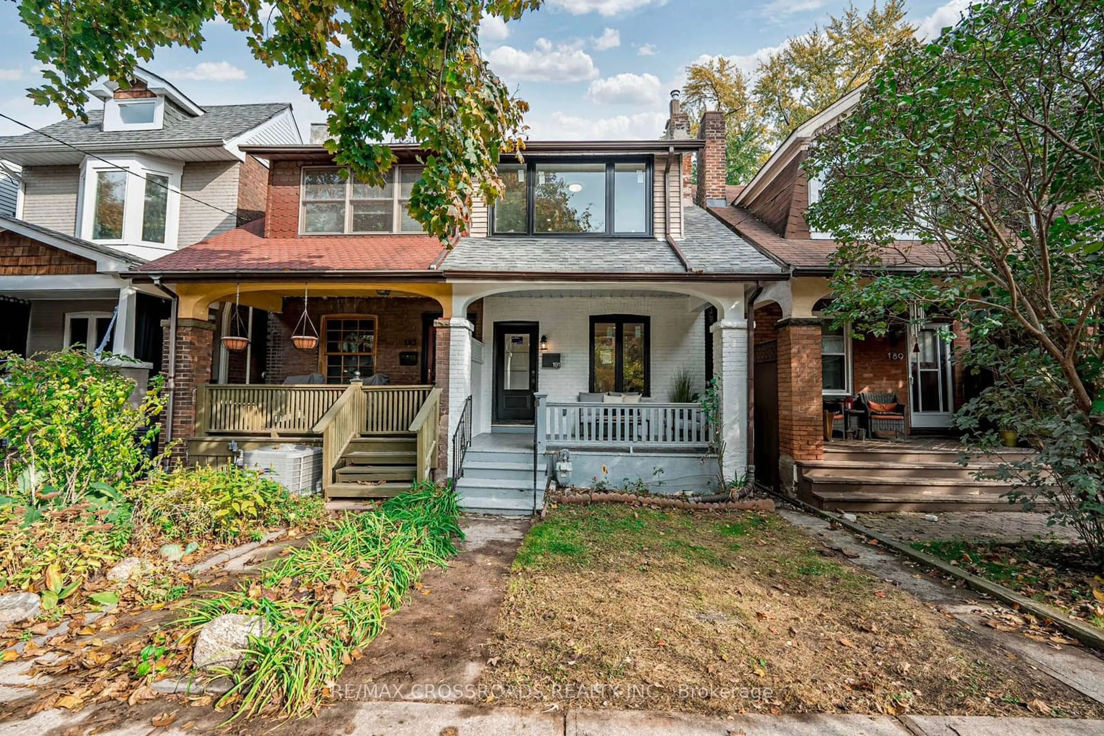 Home with brick exterior material for 191 Parkmount Rd, Toronto Ontario M4J 4V5