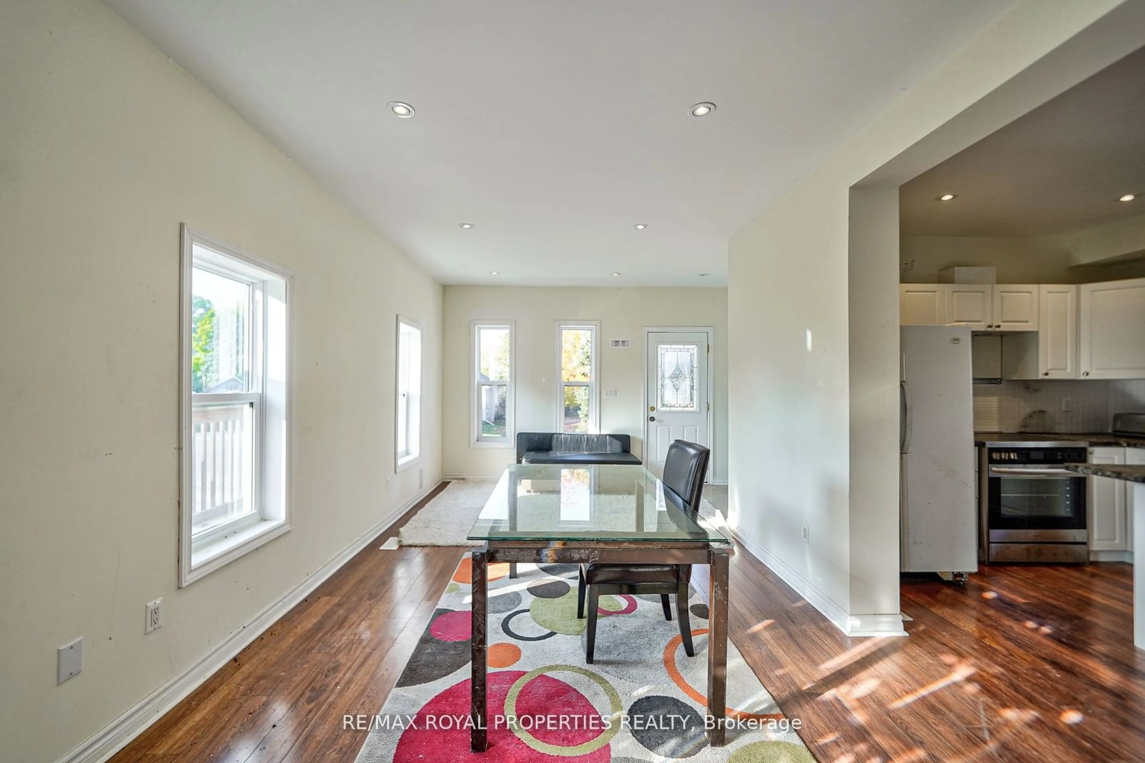 Dining room, wood floors, cottage for 4973 Old Brock Rd, Pickering Ontario L1Y 1A9