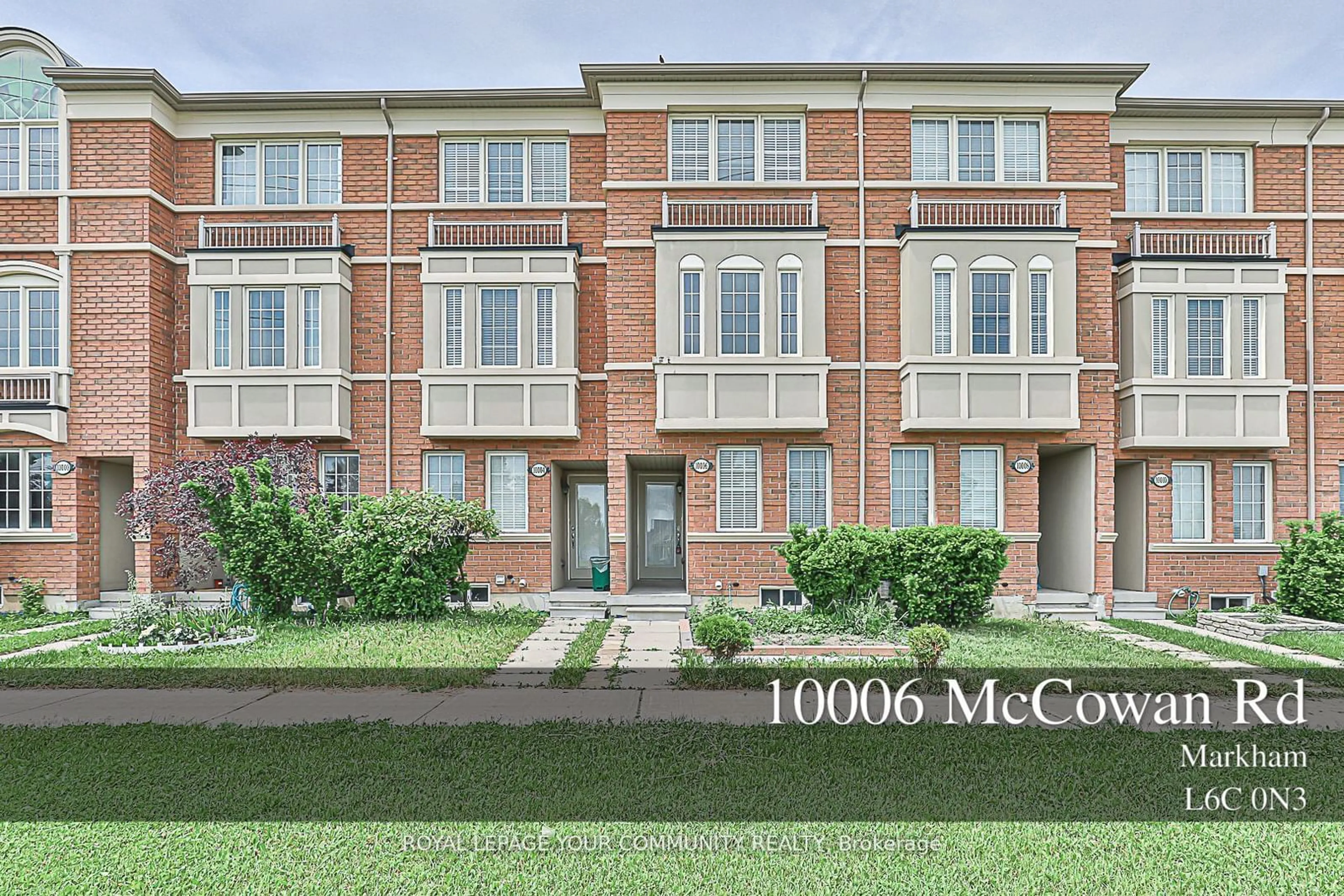 A pic from exterior of the house or condo, the street view for 10006 McCowan Rd, Markham Ontario L6C 0M7