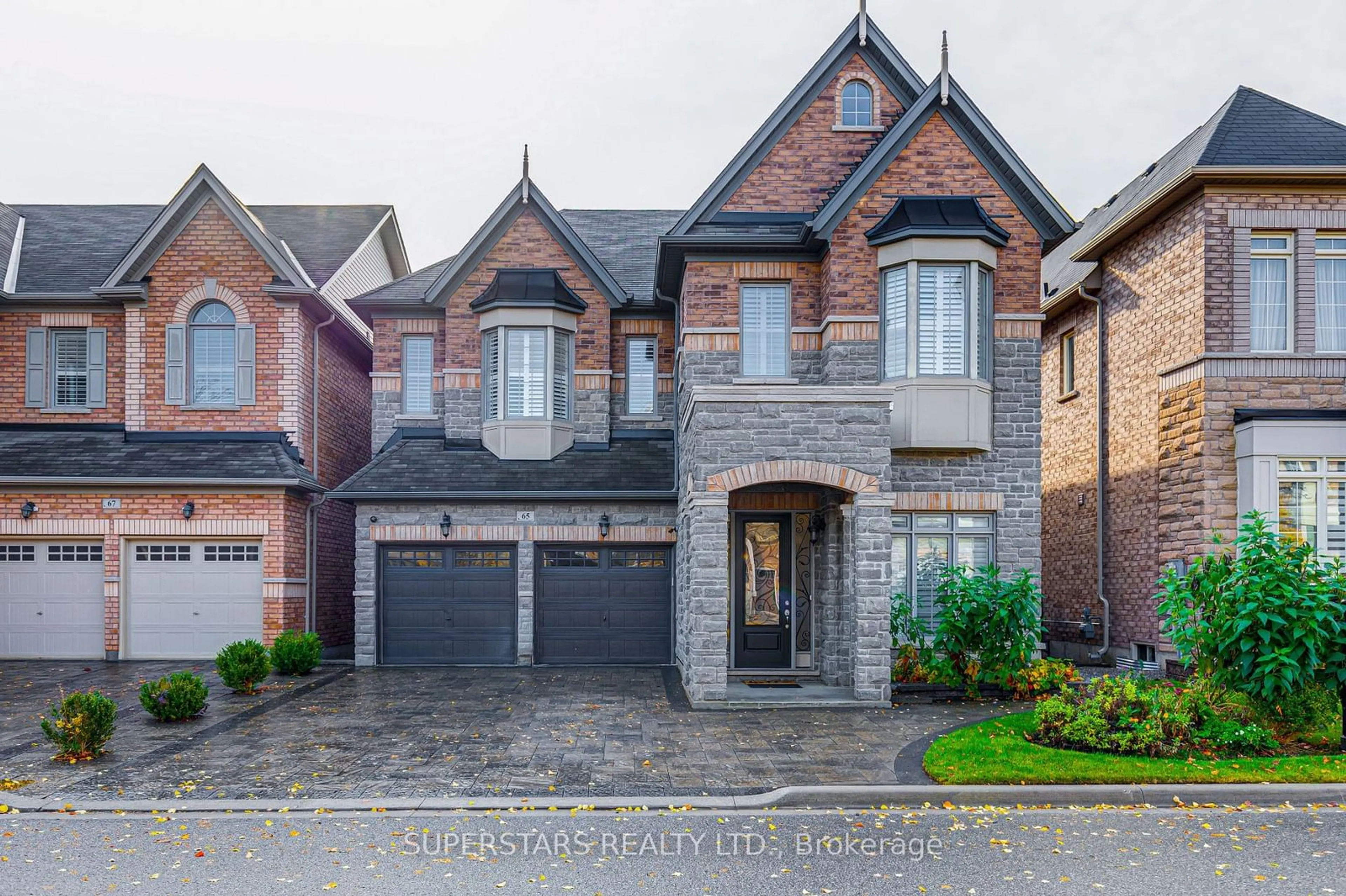 Home with brick exterior material for 65 Busch Ave, Markham Ontario L6C 0R8