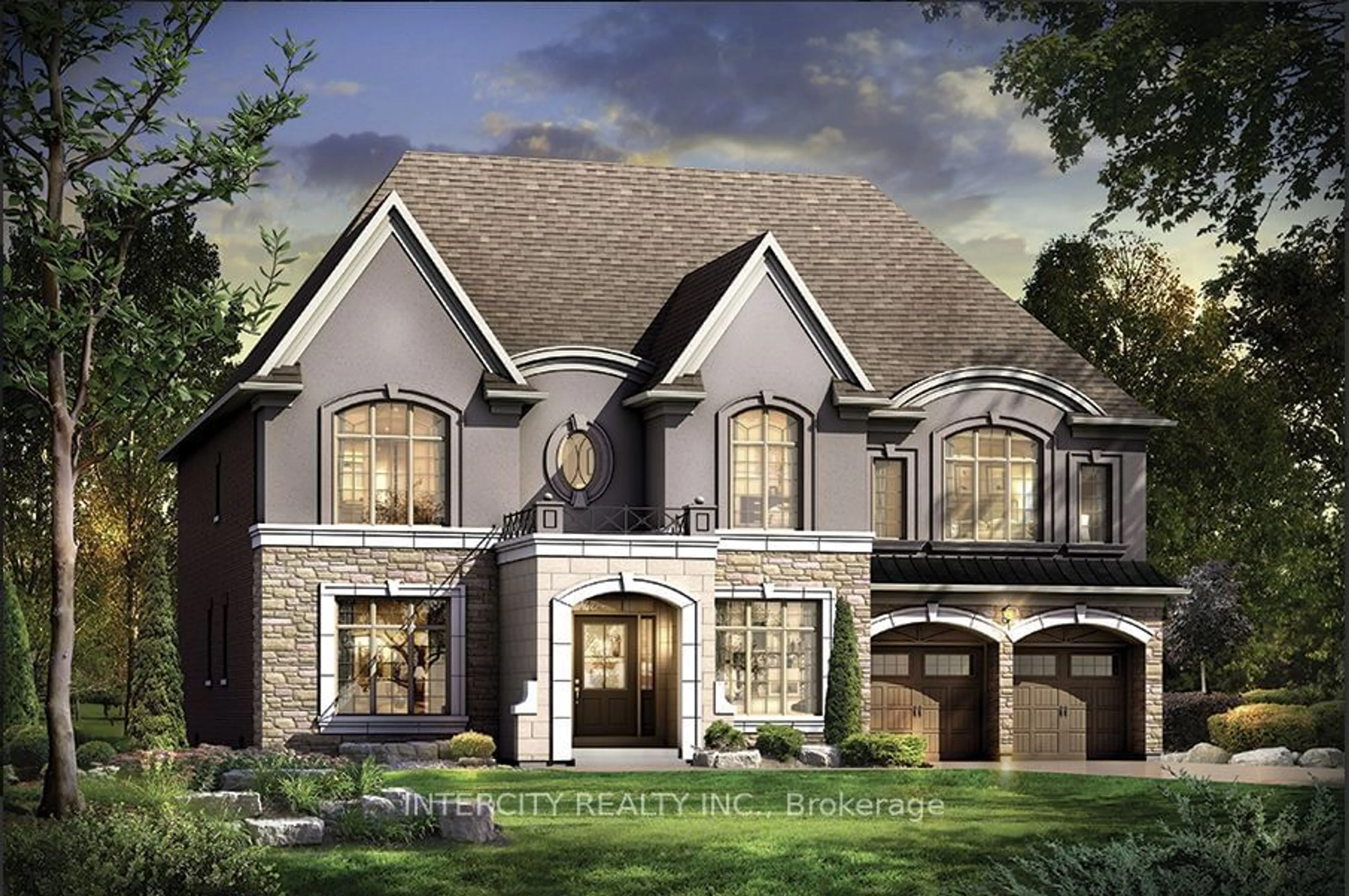 Home with brick exterior material for Lot 79 Woodgate Pines Dr, Vaughan Ontario L4H 3X5