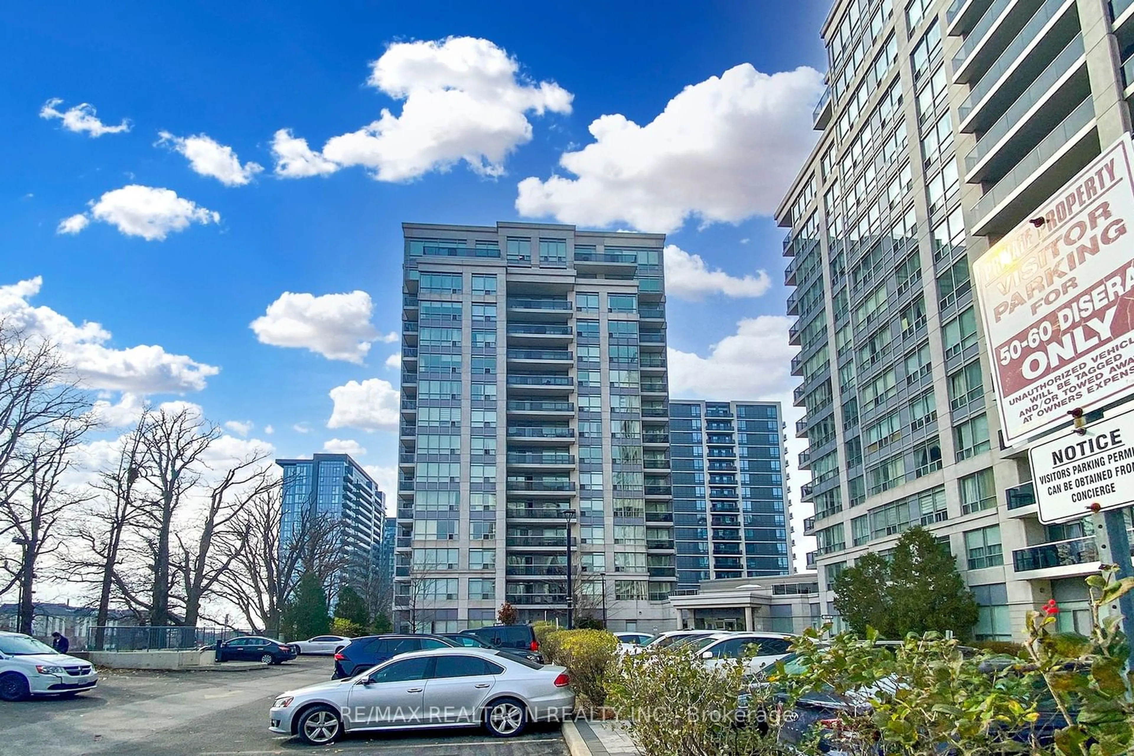 A pic from exterior of the house or condo, the view of city buildings for 60 Disera Dr #201, Vaughan Ontario L4J 9G1