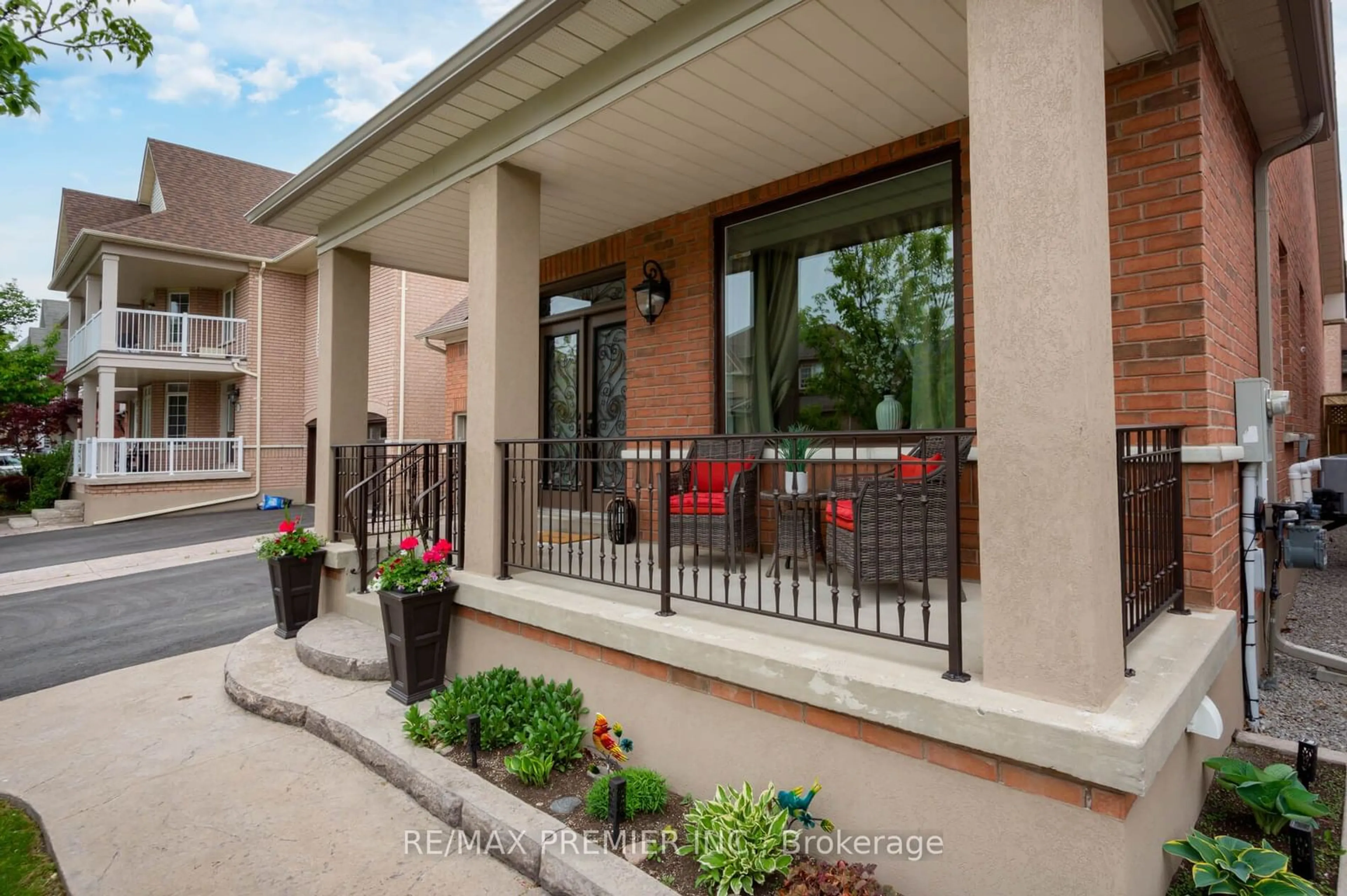 Patio, the fenced backyard for 48 Braden Way, Vaughan Ontario L4H 2W6