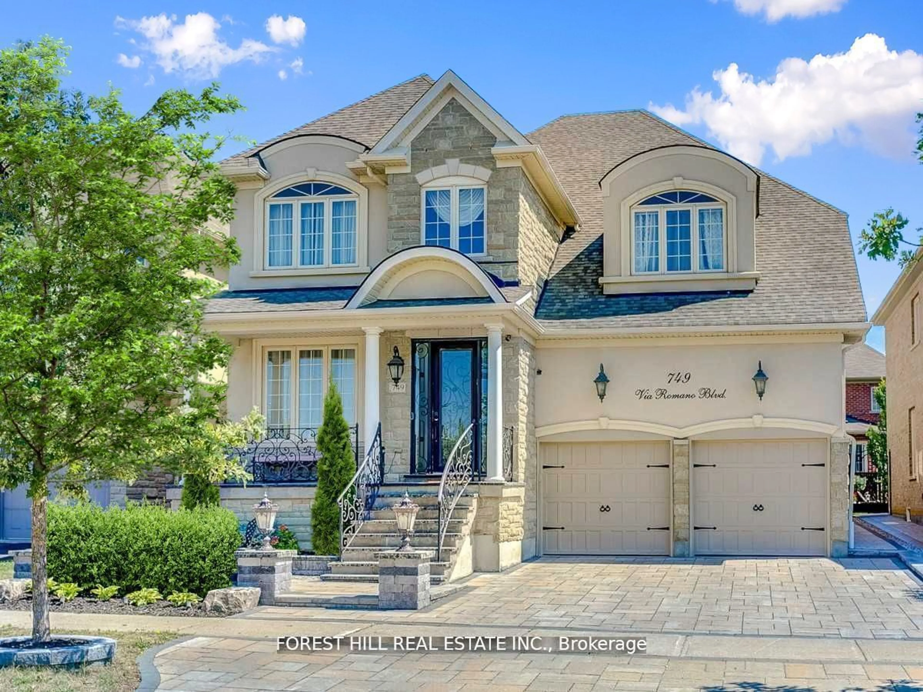 Frontside or backside of a home, cottage for 749 Via Romano Blvd, Vaughan Ontario L6A 0G4