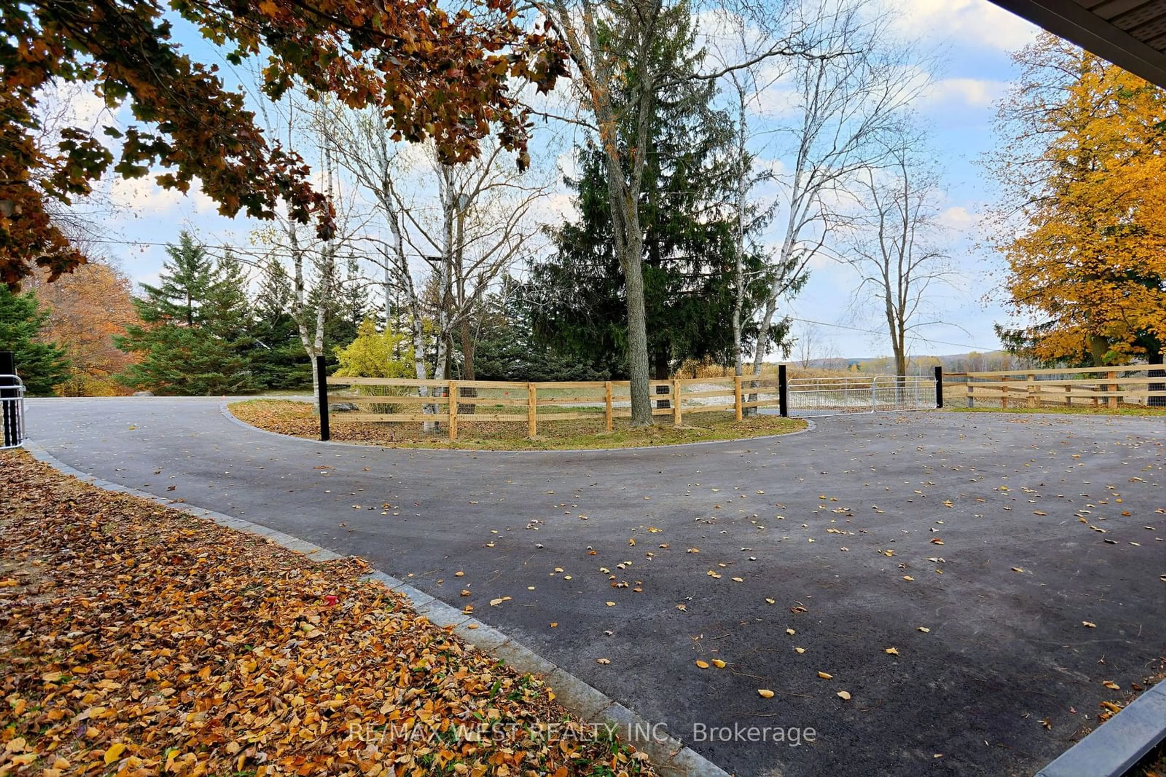 Patio, the fenced backyard for 17200 12th Concession Rd, King Ontario L0G 1T0