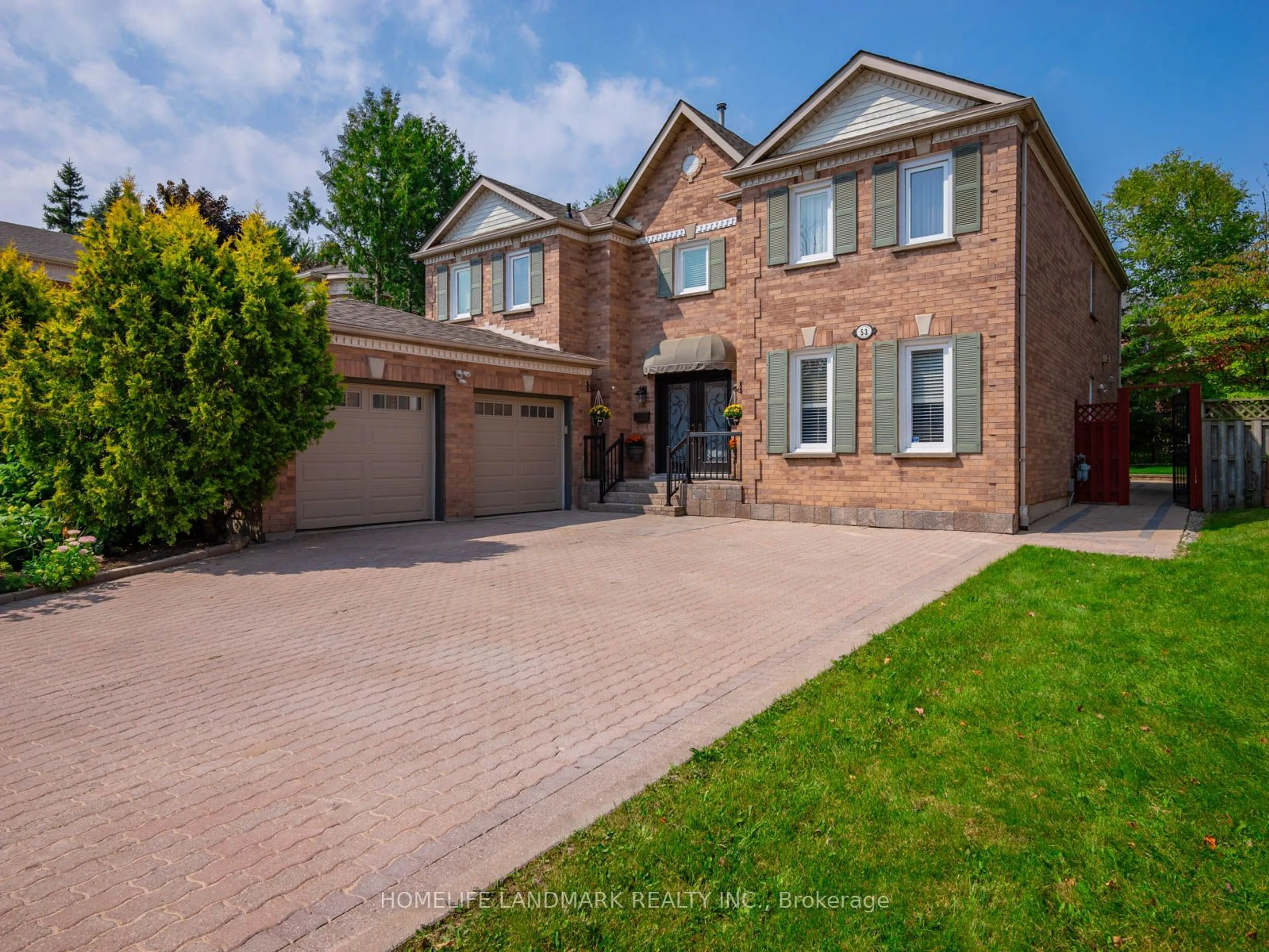 Home with brick exterior material for 53 Highgrove Cres, Richmond Hill Ontario L4C 7W9