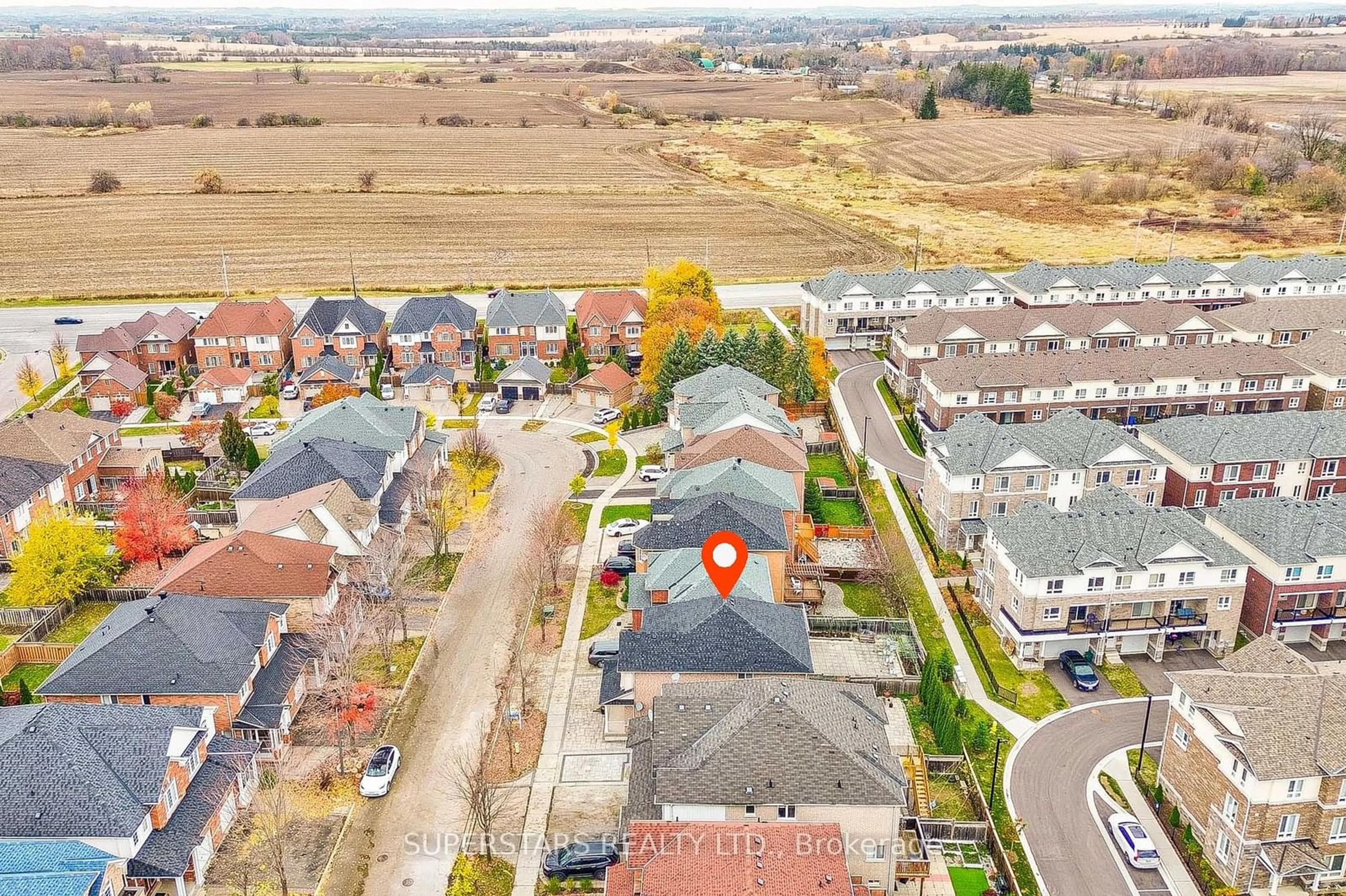 A pic from exterior of the house or condo, the street view for 37 Macadam Rd, Markham Ontario L6E 2B9