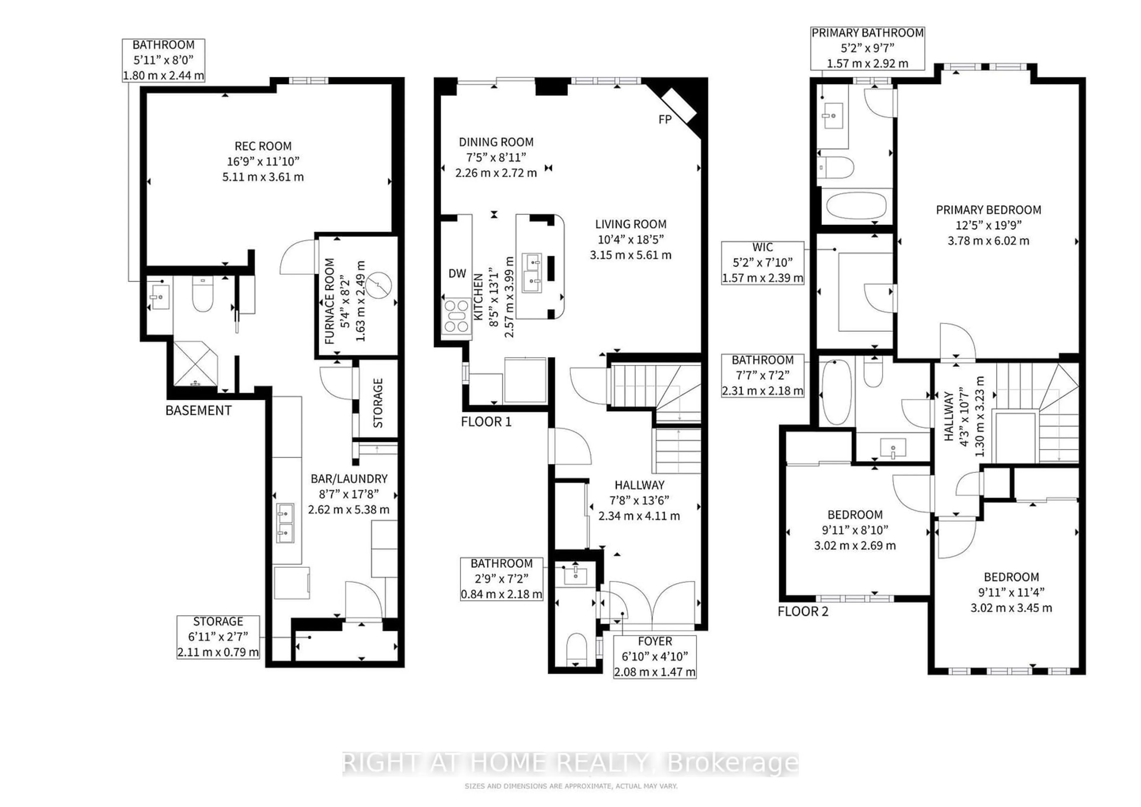 Floor plan for 9 Auraglen St, Richmond Hill Ontario L4E 4E3