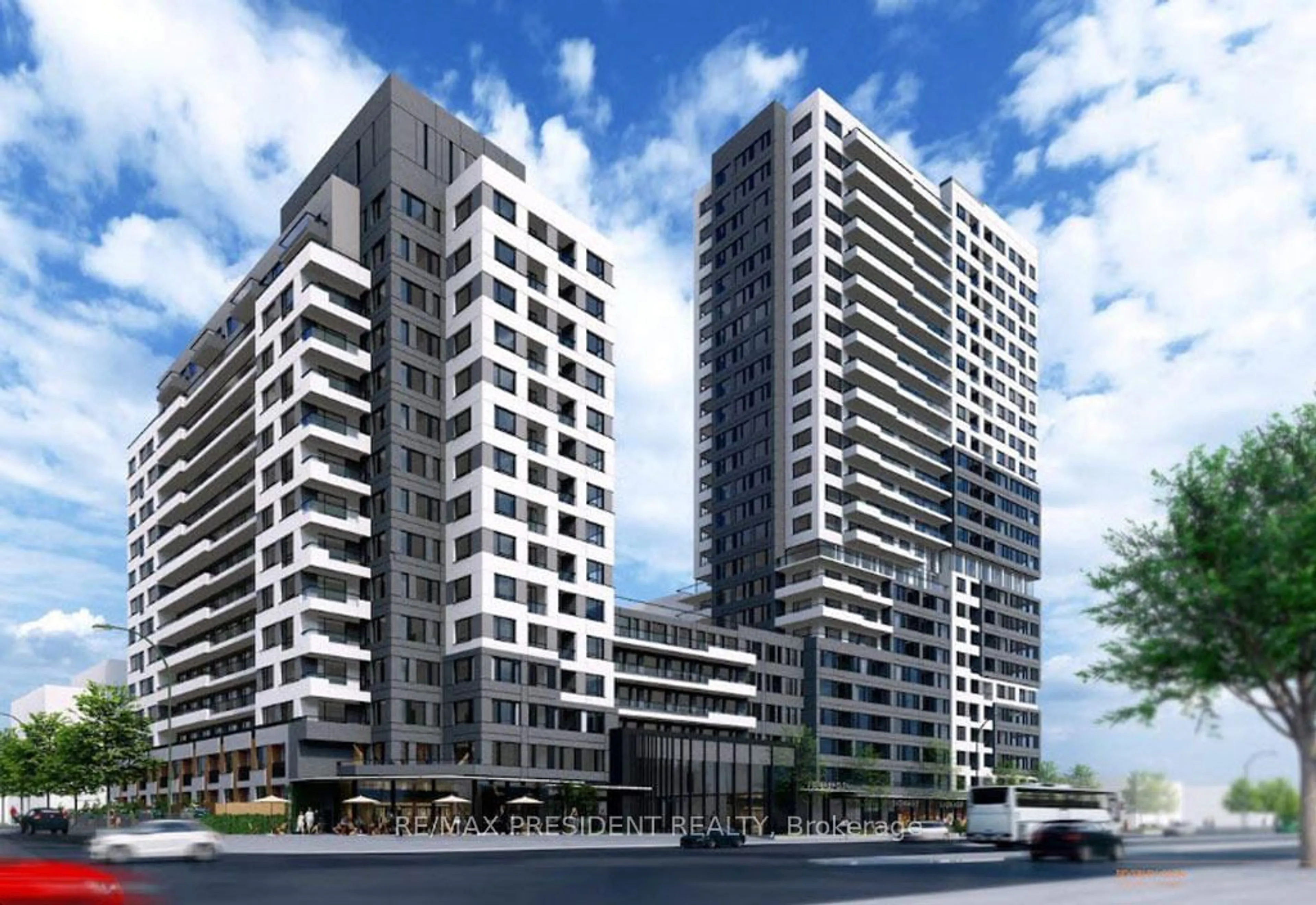 A pic from exterior of the house or condo, the view of city buildings for 7950 Bathurst St #2503, Markham Ontario L4J 0L4