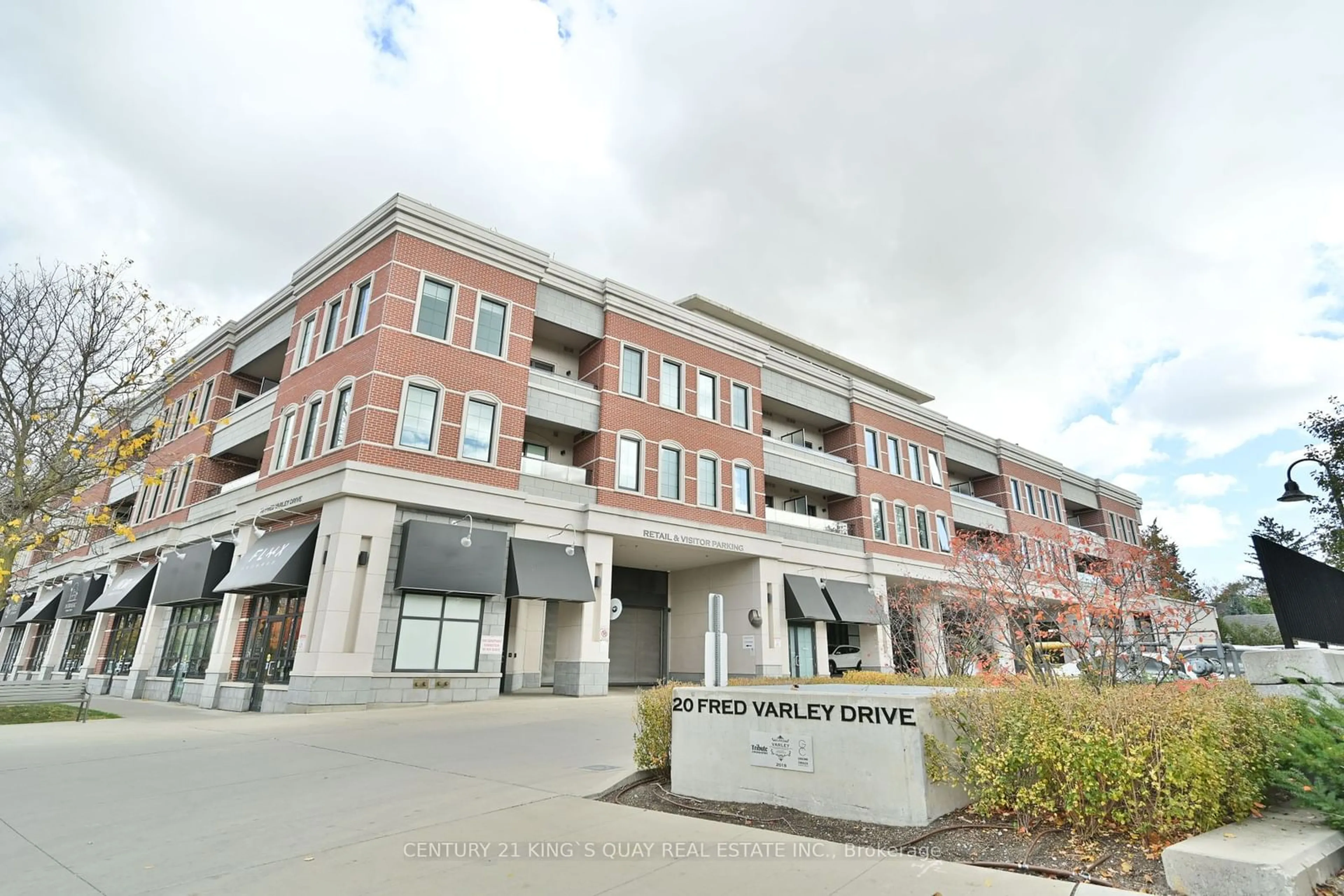 A pic from exterior of the house or condo, the front or back of building for 20 Fred Varley Dr #336, Markham Ontario L3R 1S4