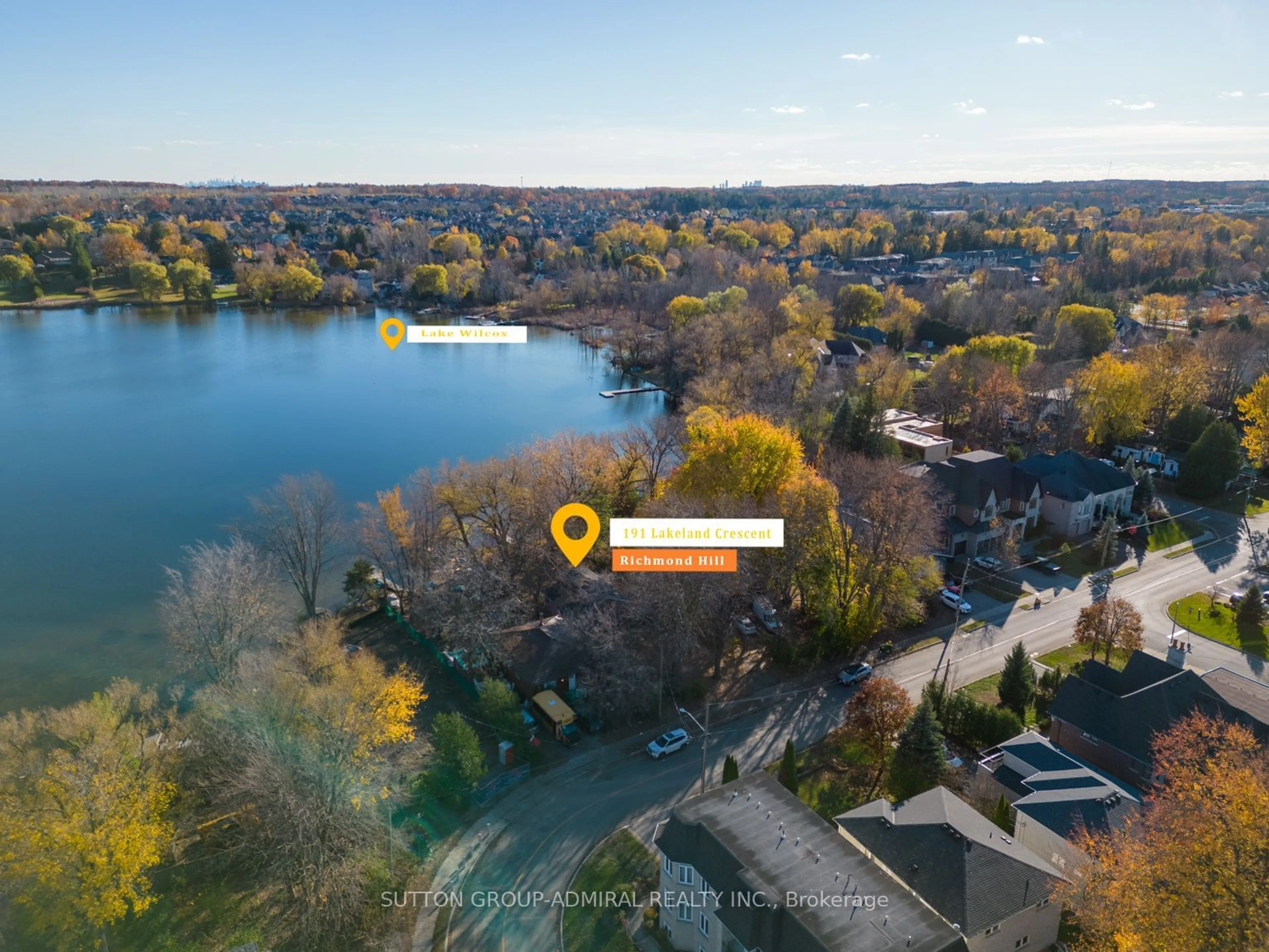 A pic from exterior of the house or condo, the view of lake or river for 191 Lakeland Cres, Richmond Hill Ontario L4E 3A4