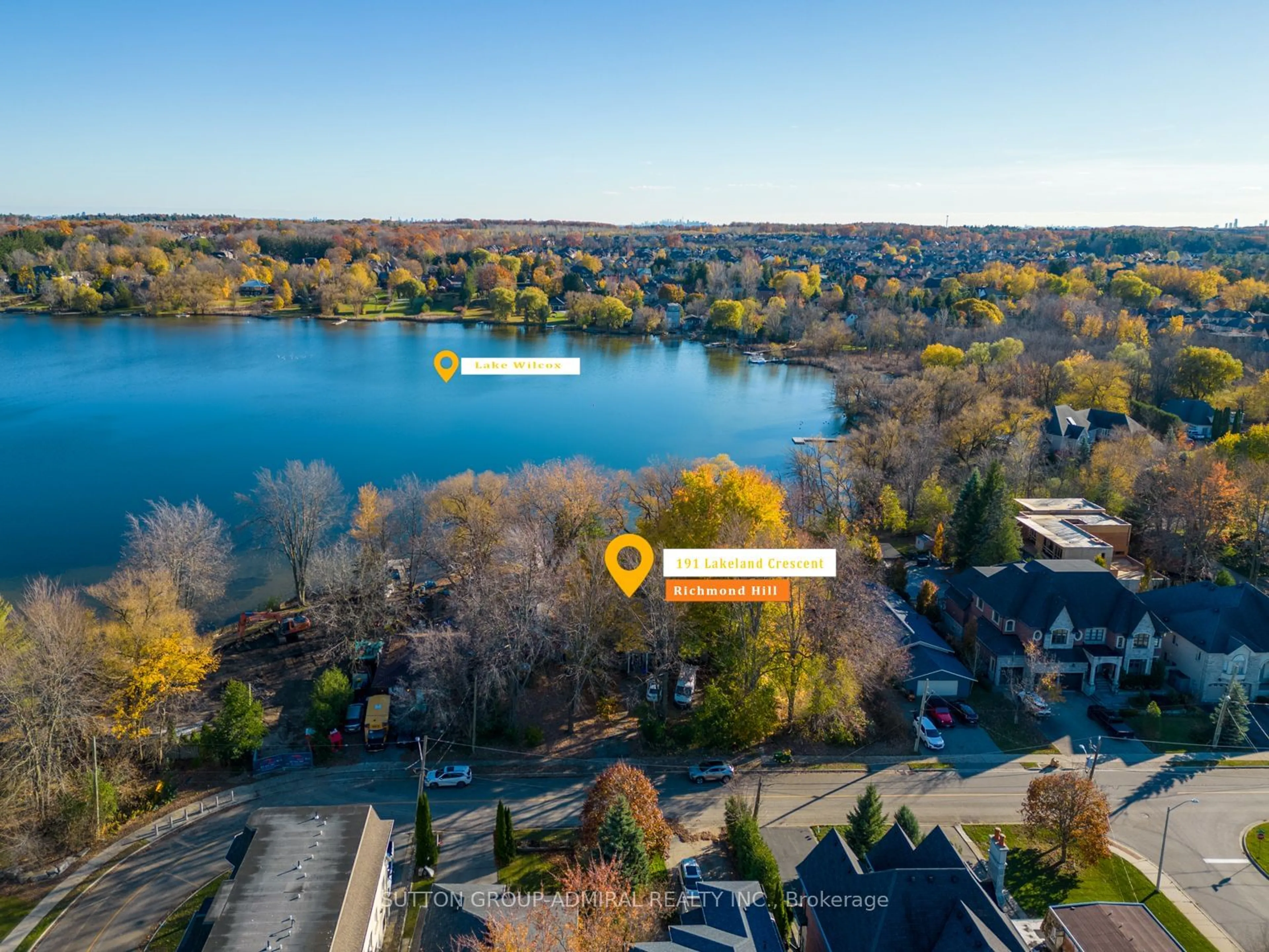 A pic from exterior of the house or condo, lake for 191 Lakeland Cres, Richmond Hill Ontario L4E 3A4