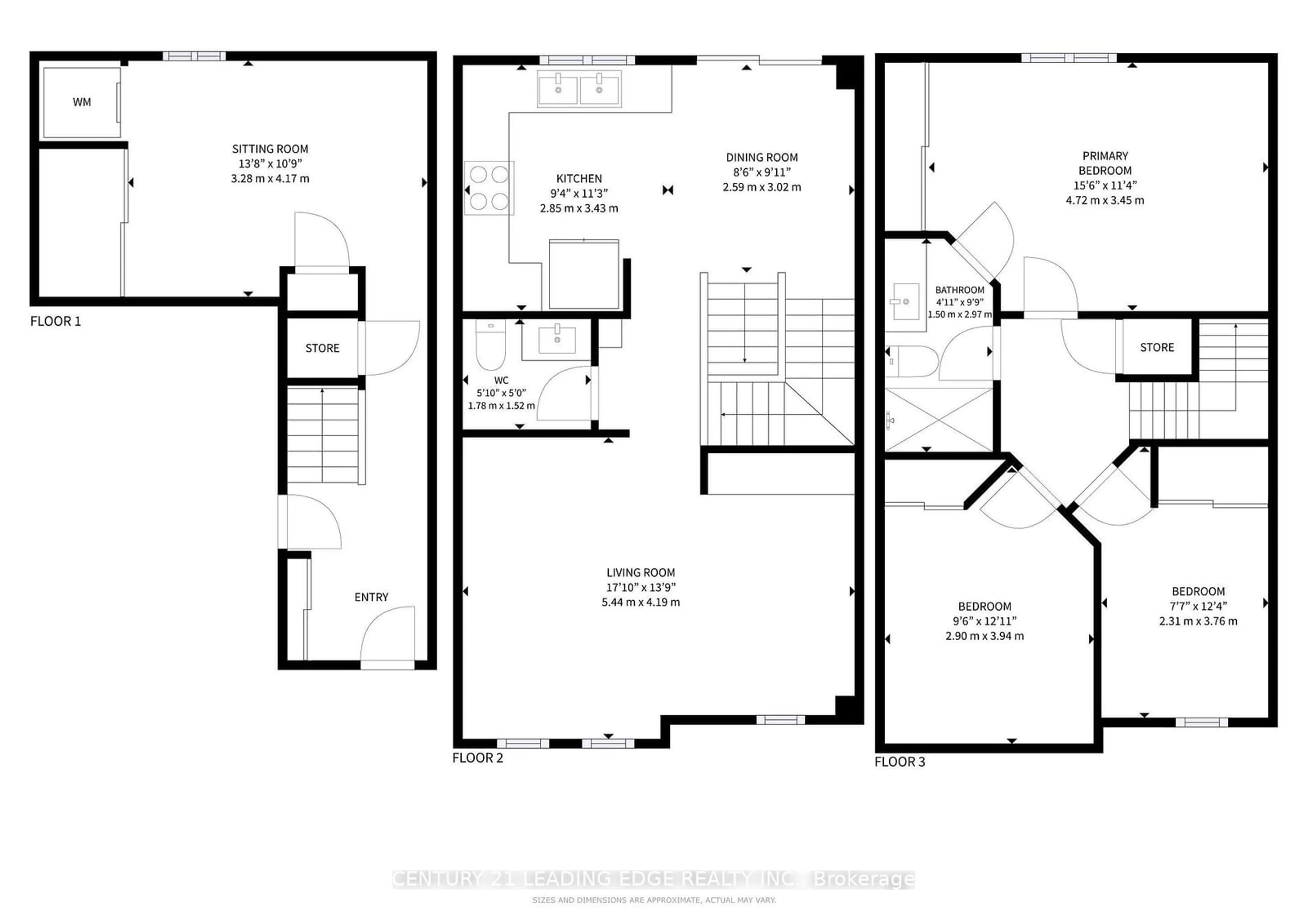 Floor plan for 41 Marmill Way, Markham Ontario L3P 7V6