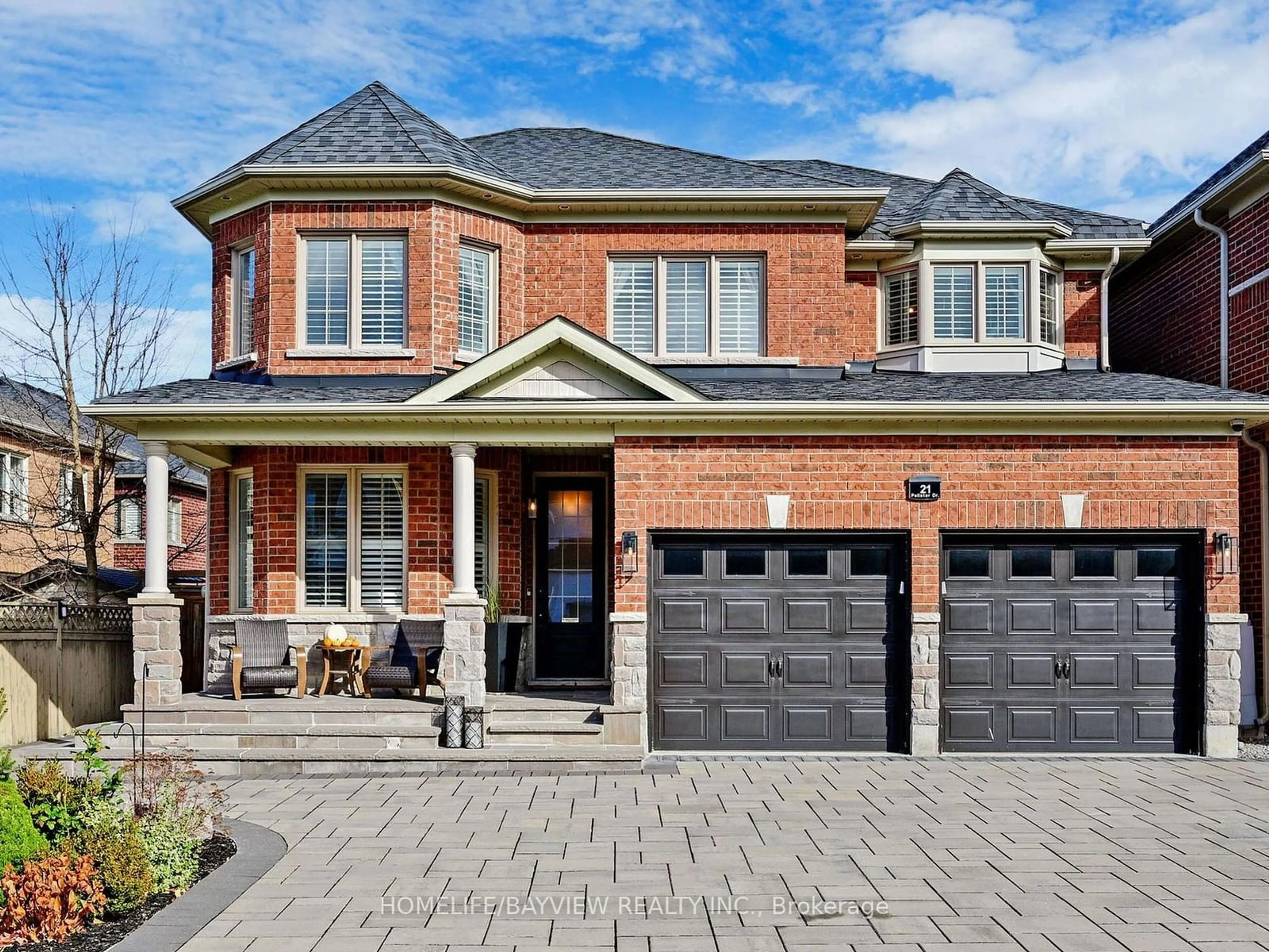 Home with brick exterior material for 21 Pelister Dr, Markham Ontario L6E 0M6