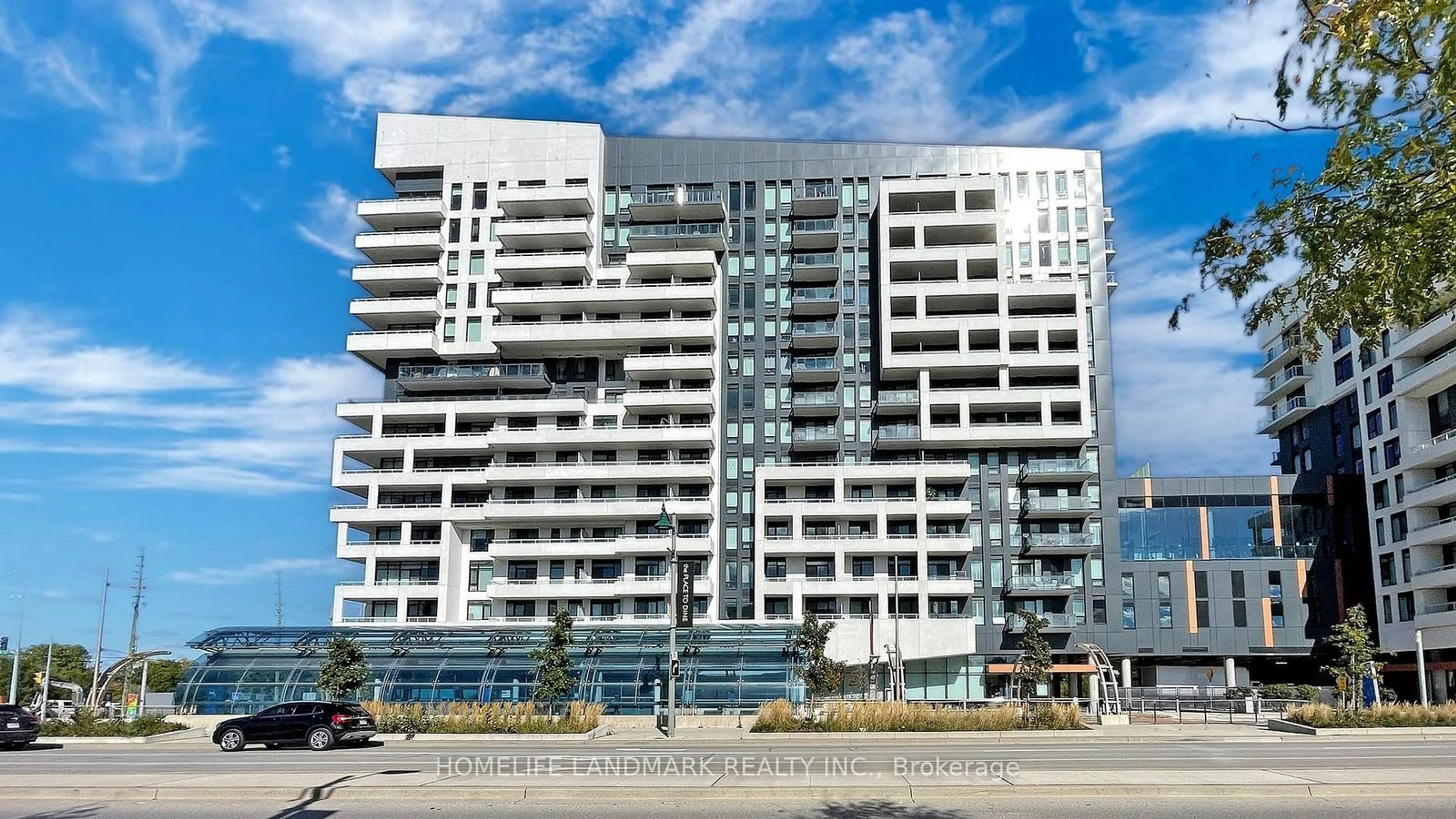 A pic from exterior of the house or condo, the street view for 10 rouge valley Dr #917, Markham Ontario L6G 0G9