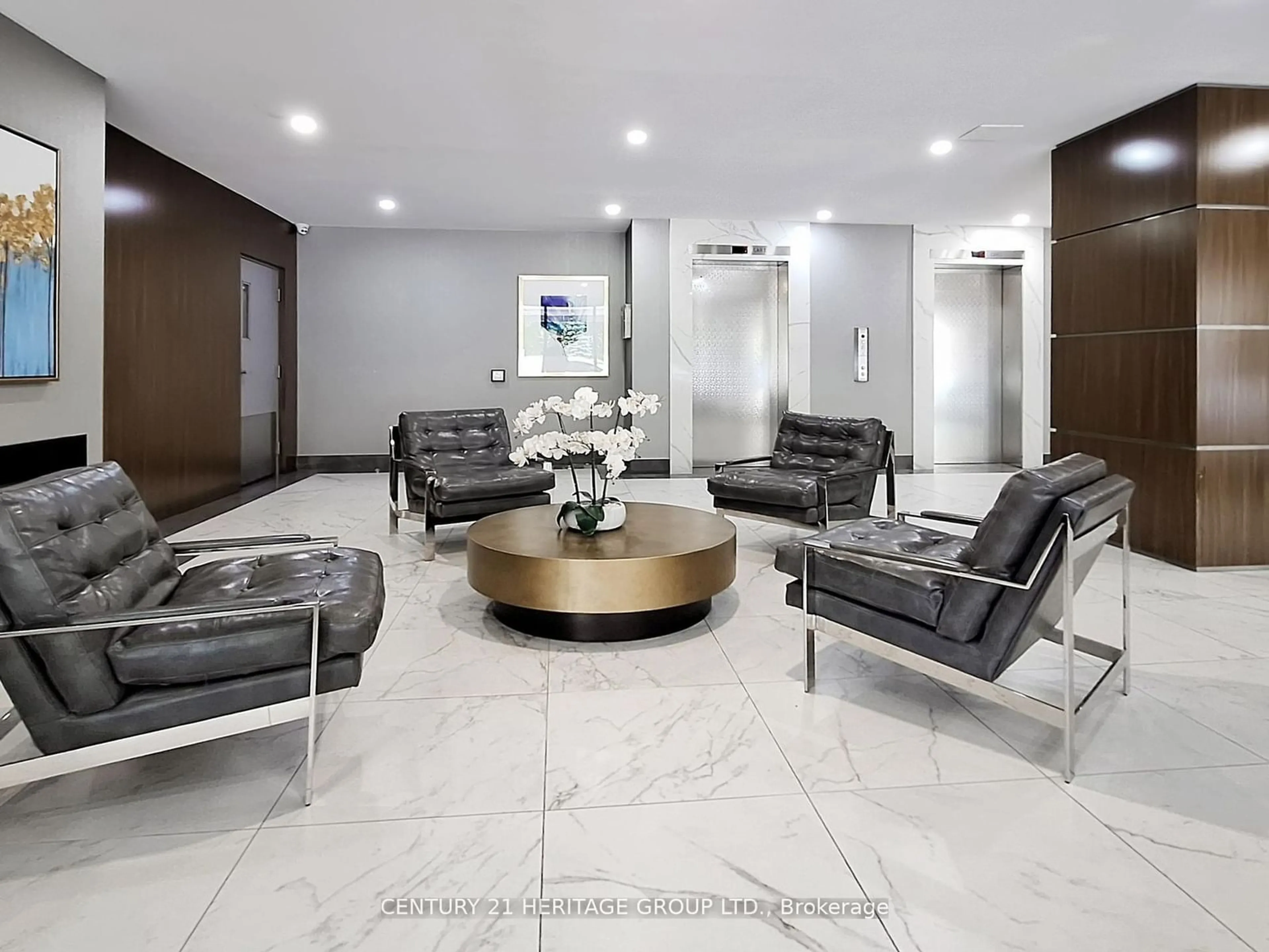 Indoor lobby, ceramic floors for 60 Inverlochy Blvd #406, Markham Ontario L3T 4T7