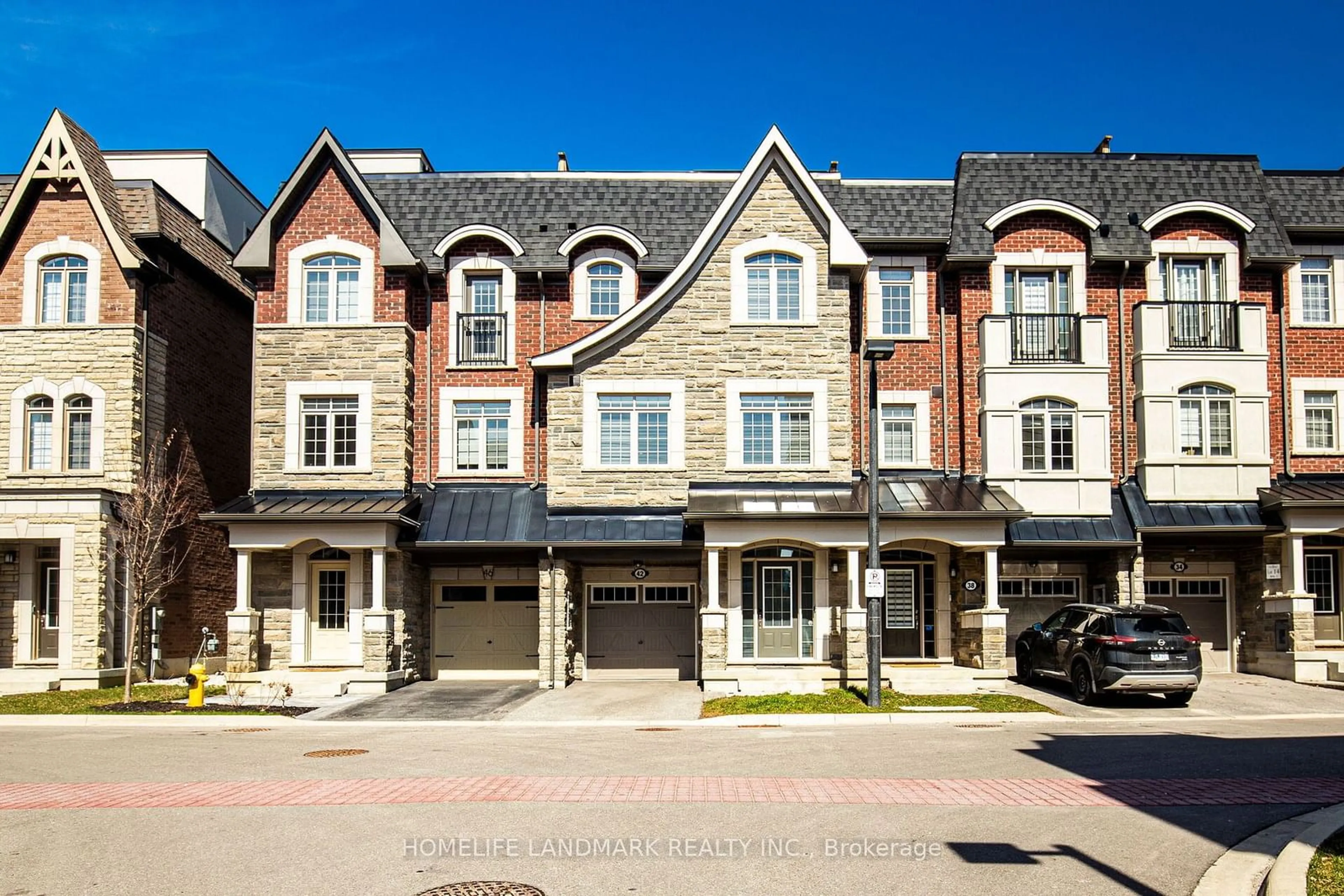 A pic from exterior of the house or condo, the street view for 42 Ingleside St, Vaughan Ontario L4L 0H9