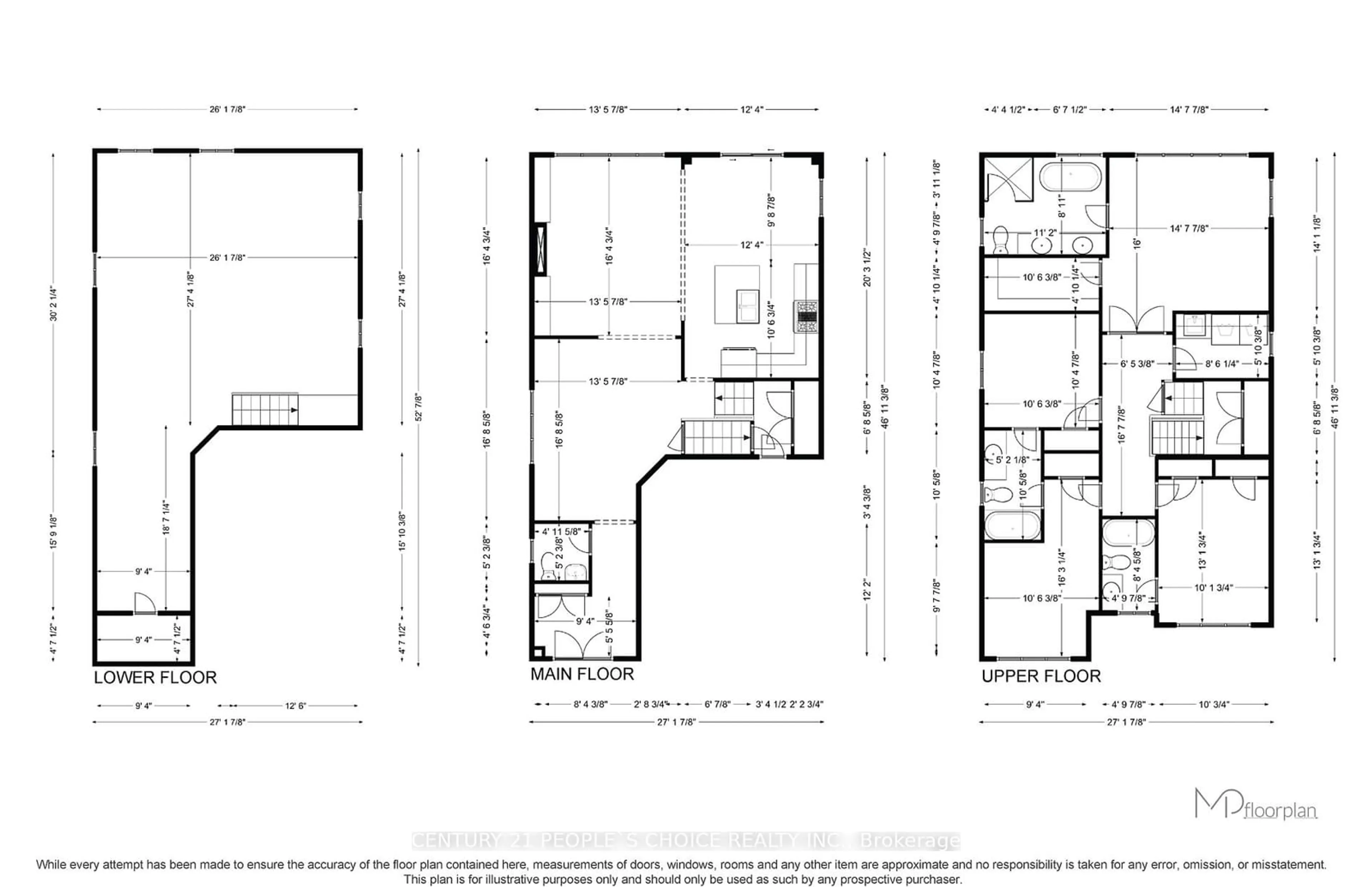 Floor plan for 1317 Broderick St, Innisfil Ontario L9S 0P5