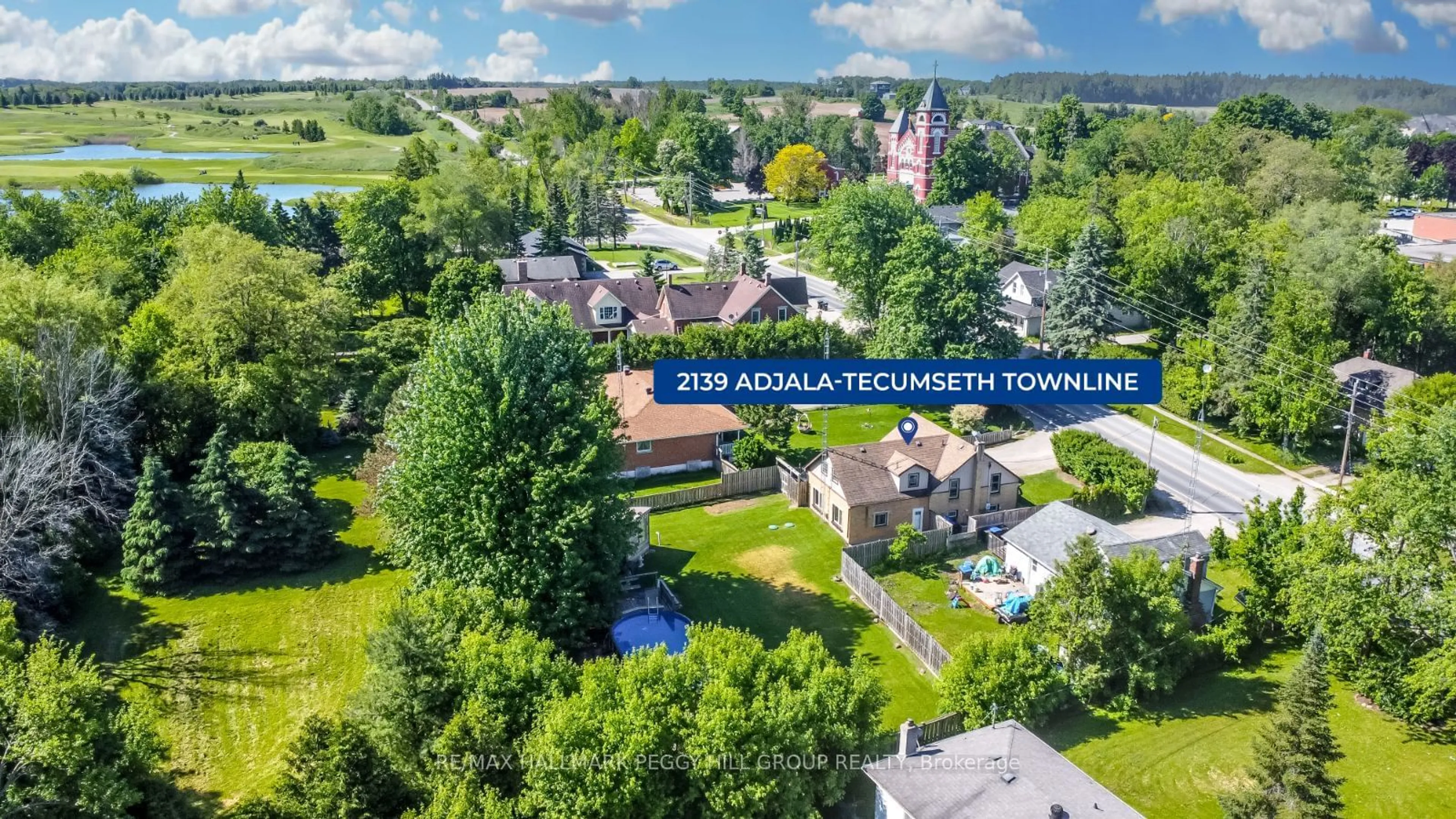 A pic from exterior of the house or condo, the street view for 2139 Adjala-Tecumseth Townline, New Tecumseth Ontario L0G 1W0