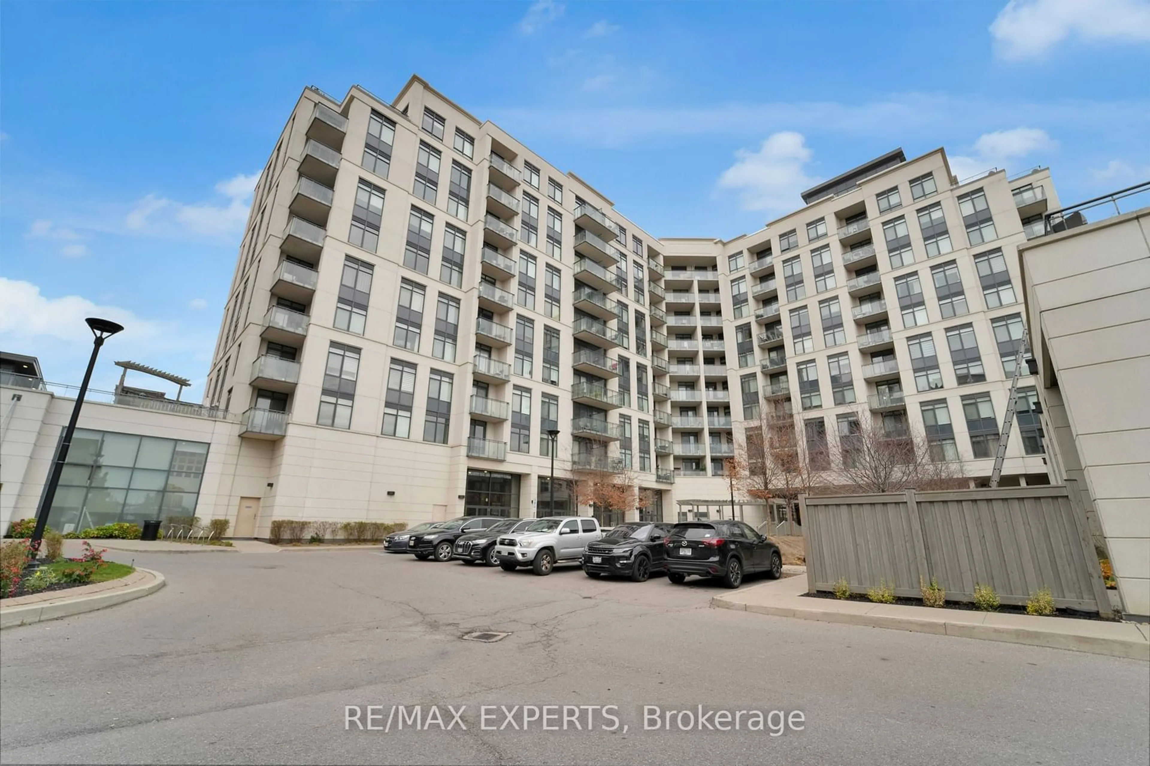 A pic from exterior of the house or condo, the street view for 12 Woodstream Blvd #202, Vaughan Ontario L4L 8C3