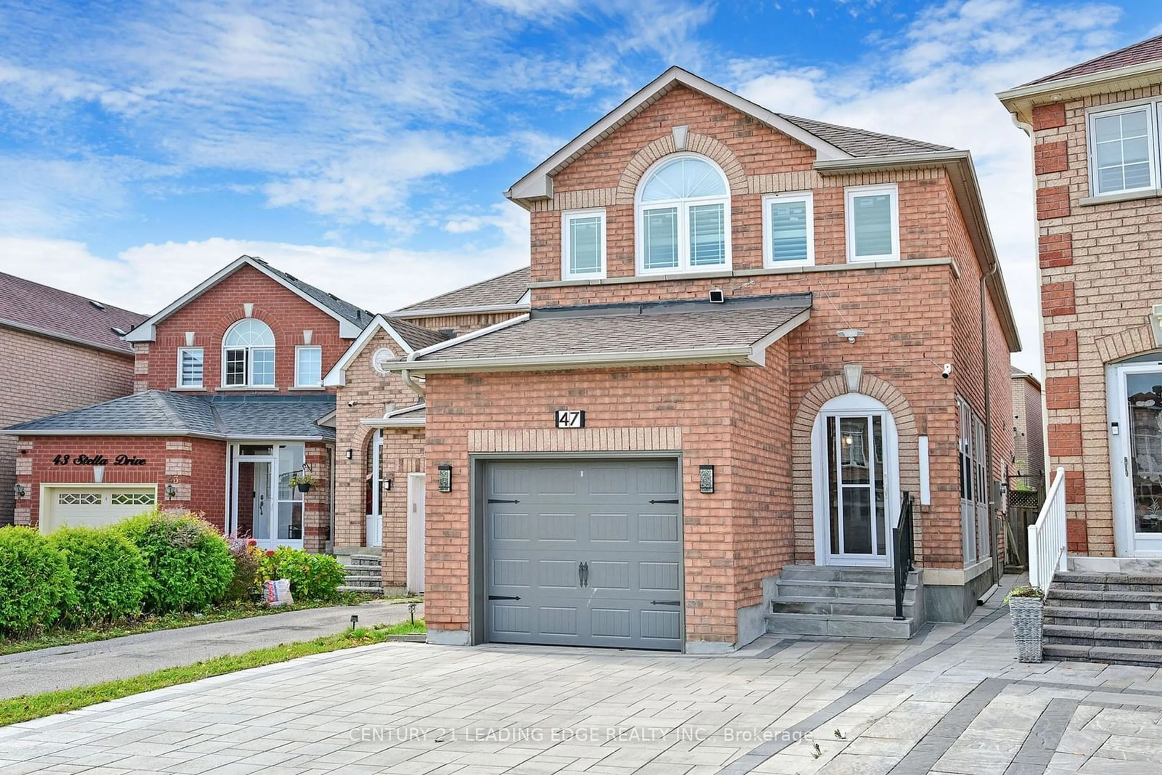 Home with brick exterior material for 47 Stella Dr, Markham Ontario L3G 4G9