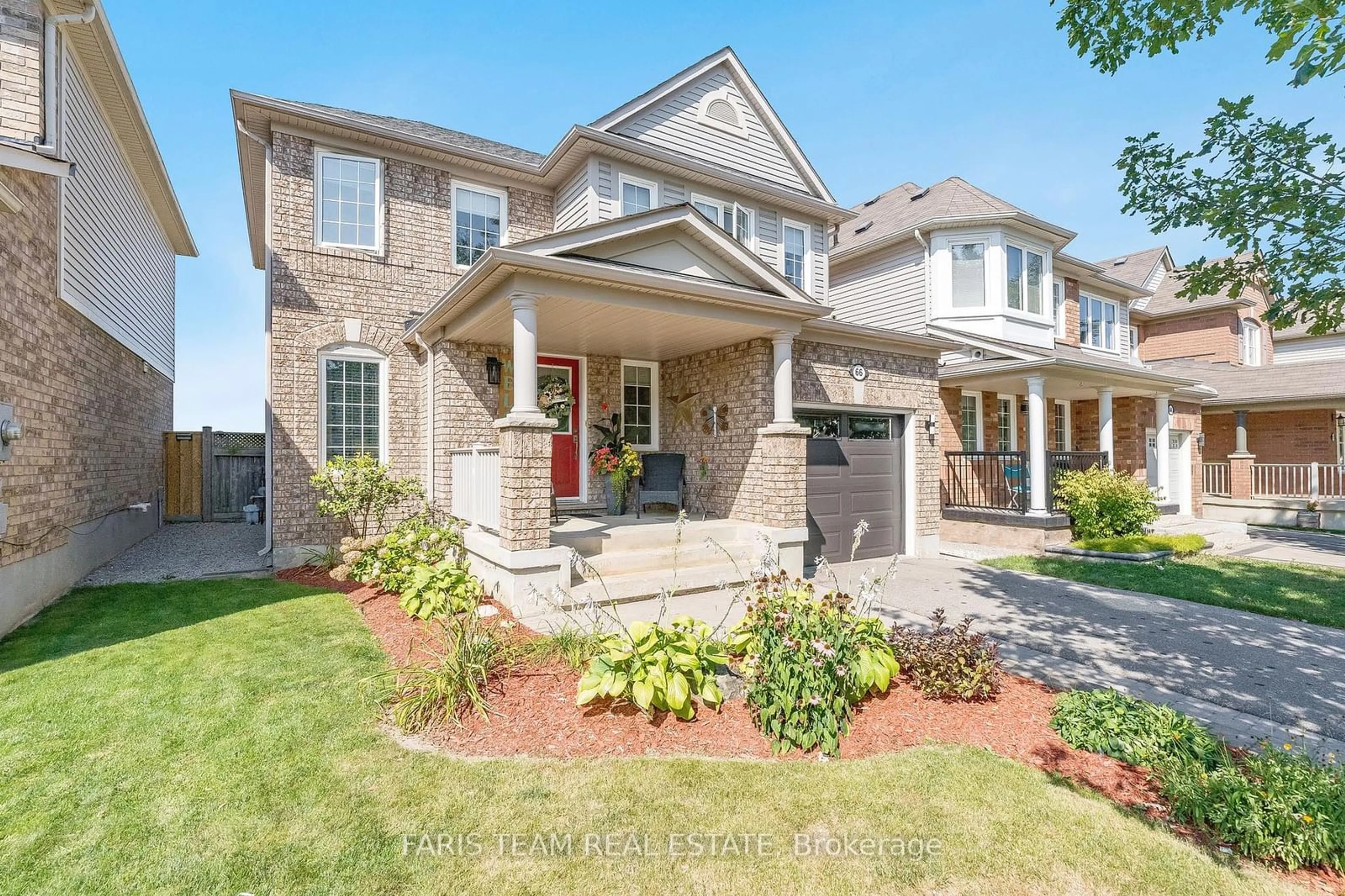 Frontside or backside of a home, the street view for 66 John W Taylor Ave, New Tecumseth Ontario L9R 0E1