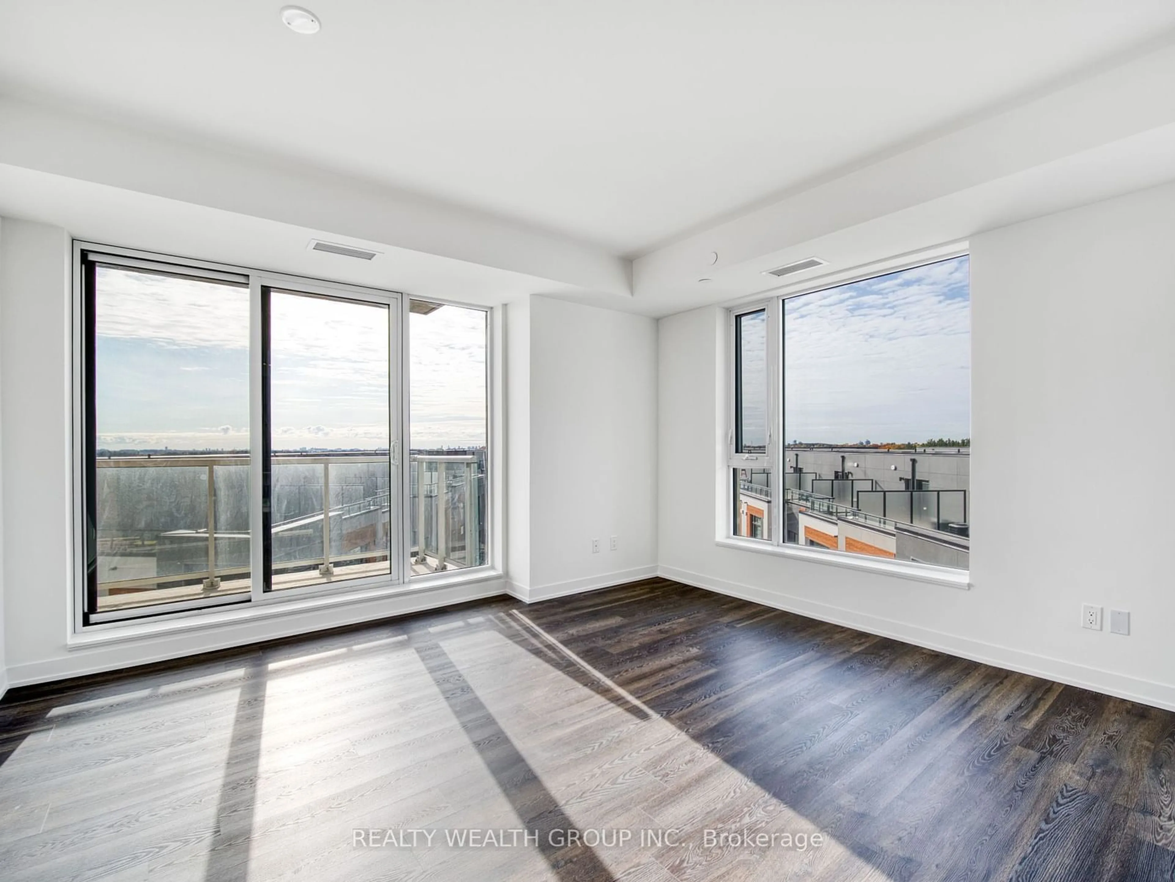 A pic of a room, wood floors for 6 David Eyer Rd #512, Richmond Hill Ontario L4S 0N5