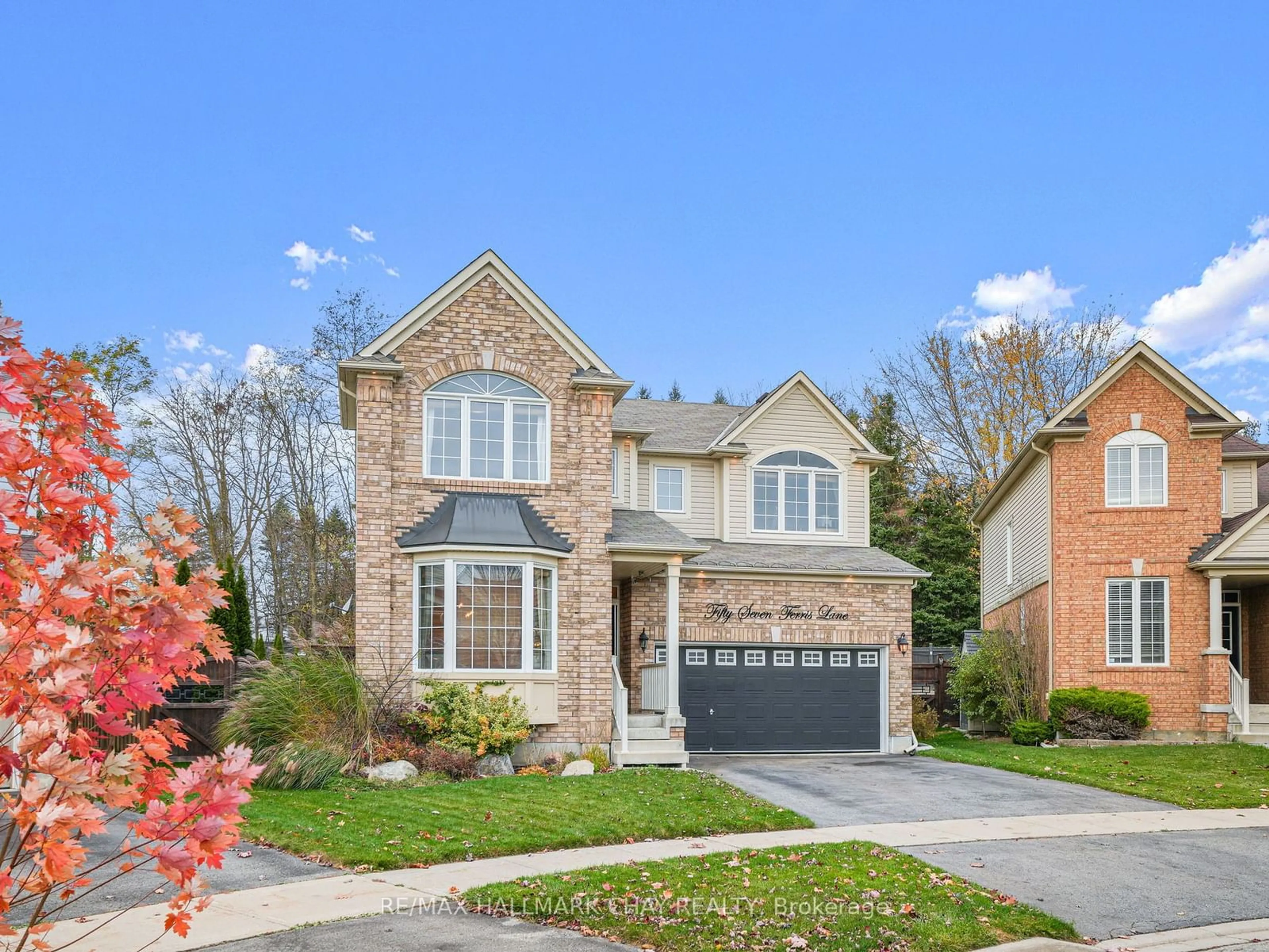 Frontside or backside of a home, the street view for 57 Ferris Lane, New Tecumseth Ontario L9R 0J3