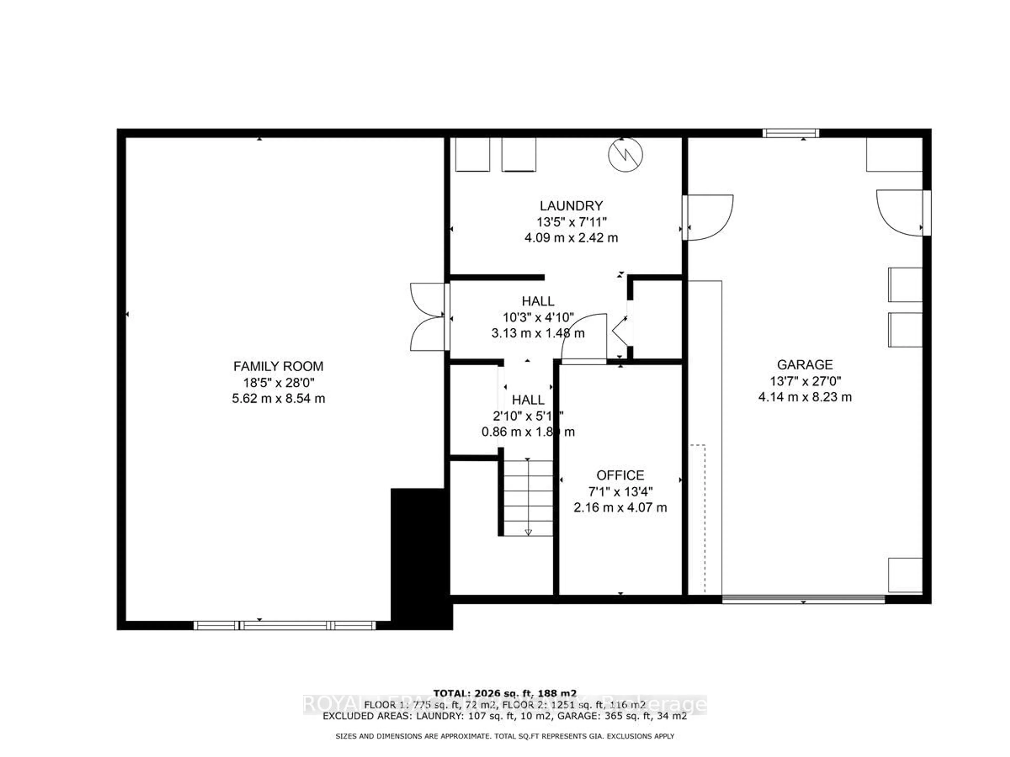 Floor plan for 19621 Centre St, East Gwillimbury Ontario L0G 1M0