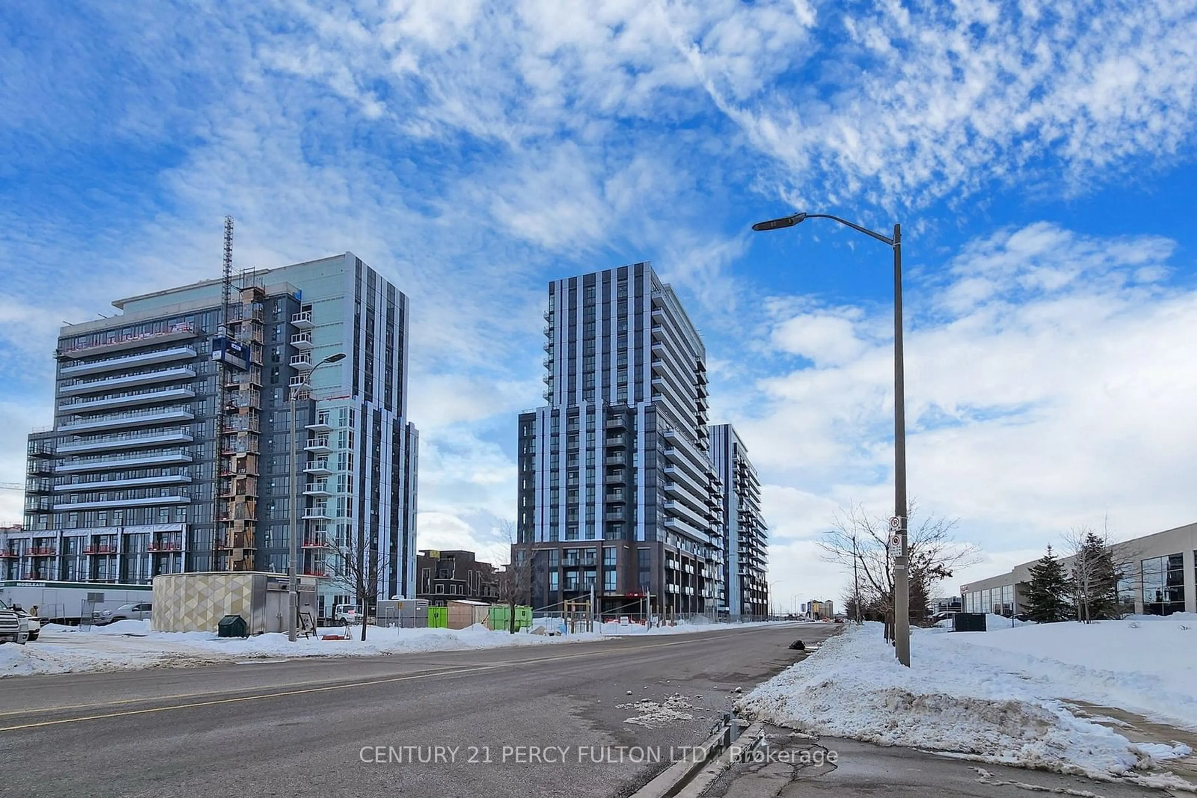 A pic from exterior of the house or condo, the street view for 38 Honeycrisp Cres #208, Vaughan Ontario L4K 0M7